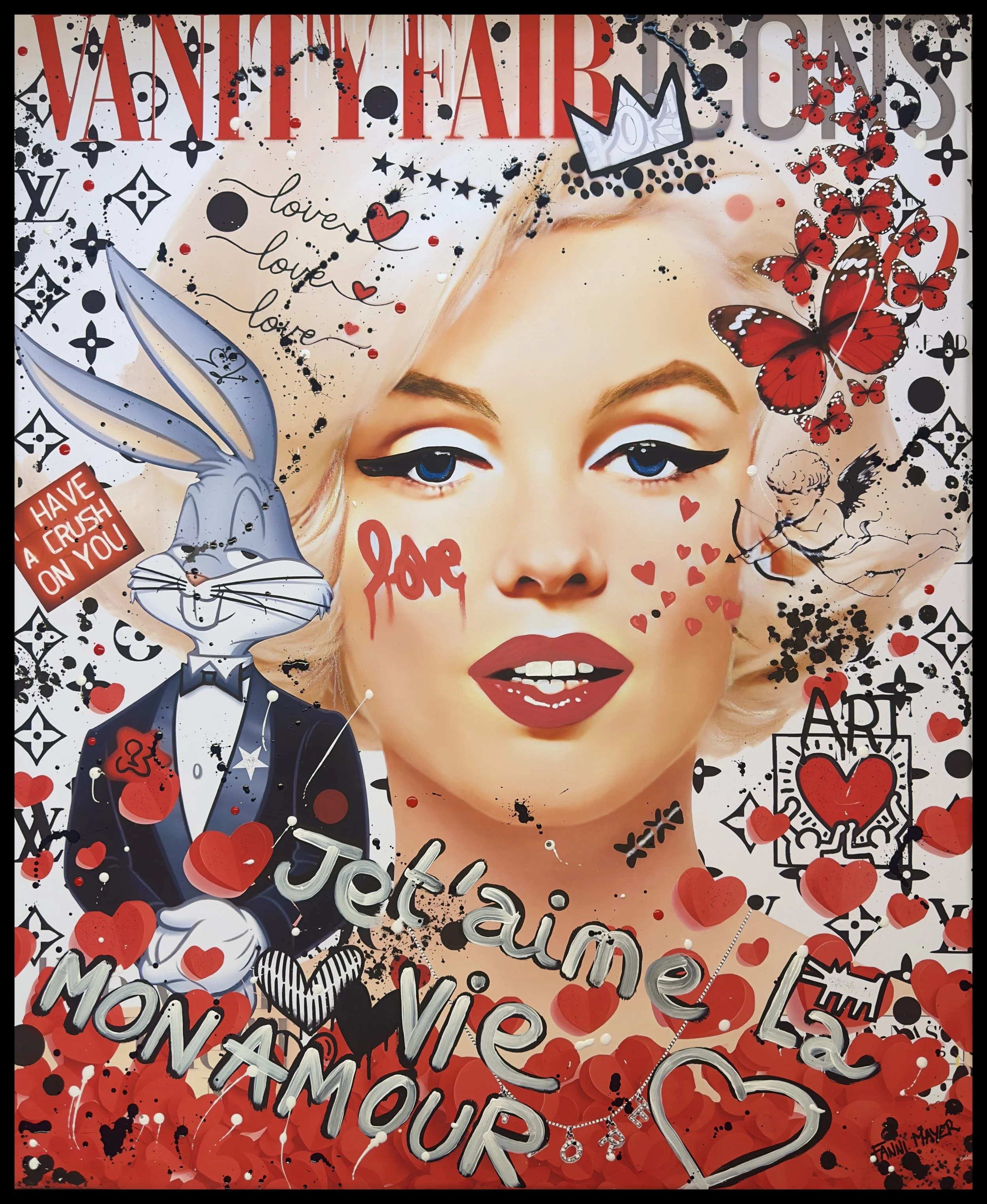 Je t'aime la vie, mon amour, 100X81