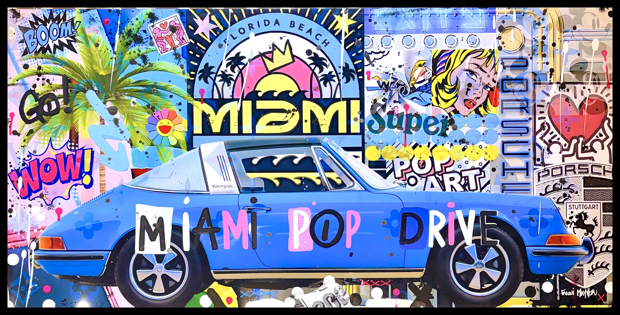 Miami Pop Drive, 100X50
- Disponible, prix sur demande 