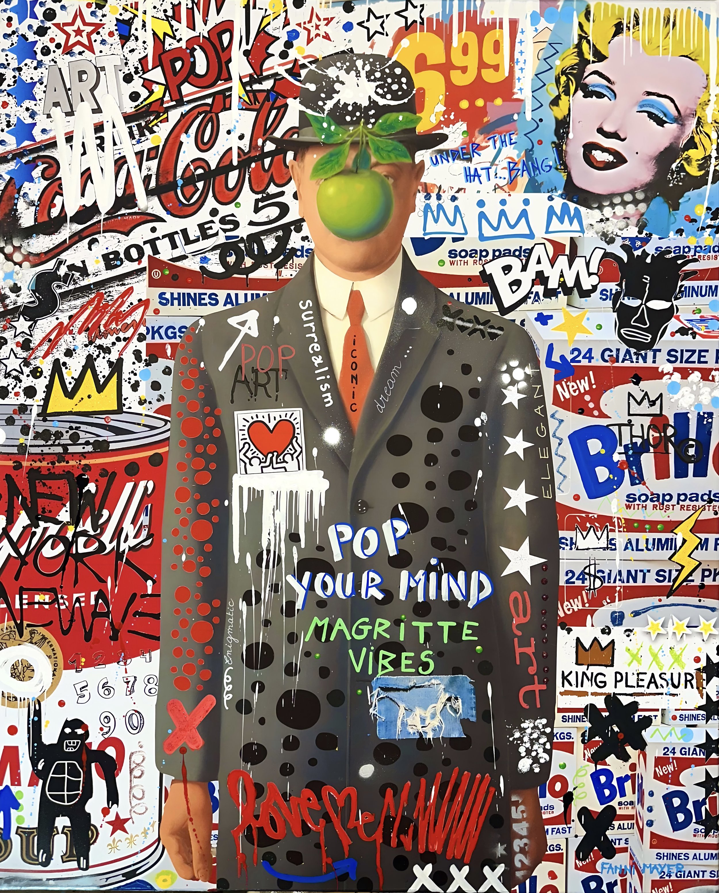 Magritte vibes, 100X81
