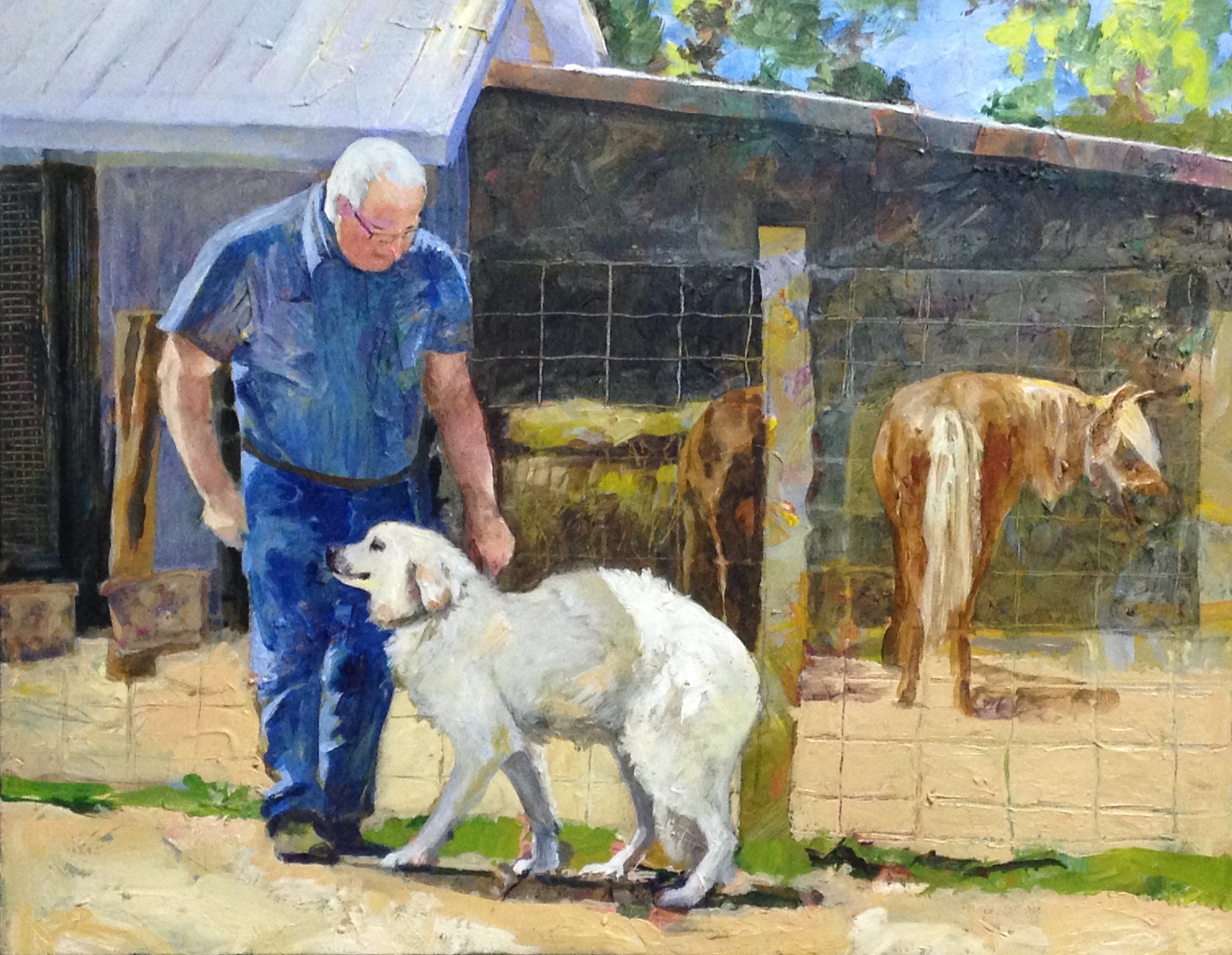"Harvey & Emma" 16"x20" Private Collection