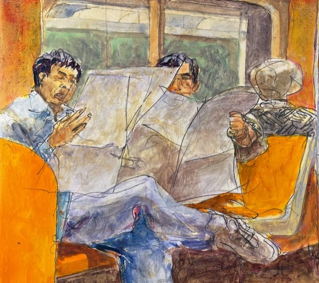 Subway Sketchbook Commuters 2