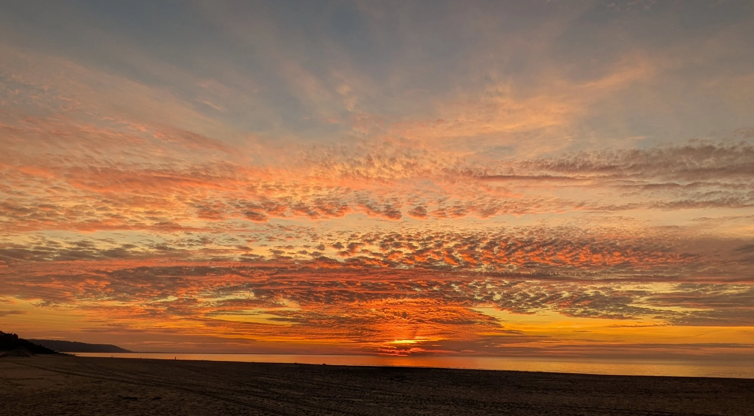 Ciel en feu. Normandie. © Christian Gandjbakhch
