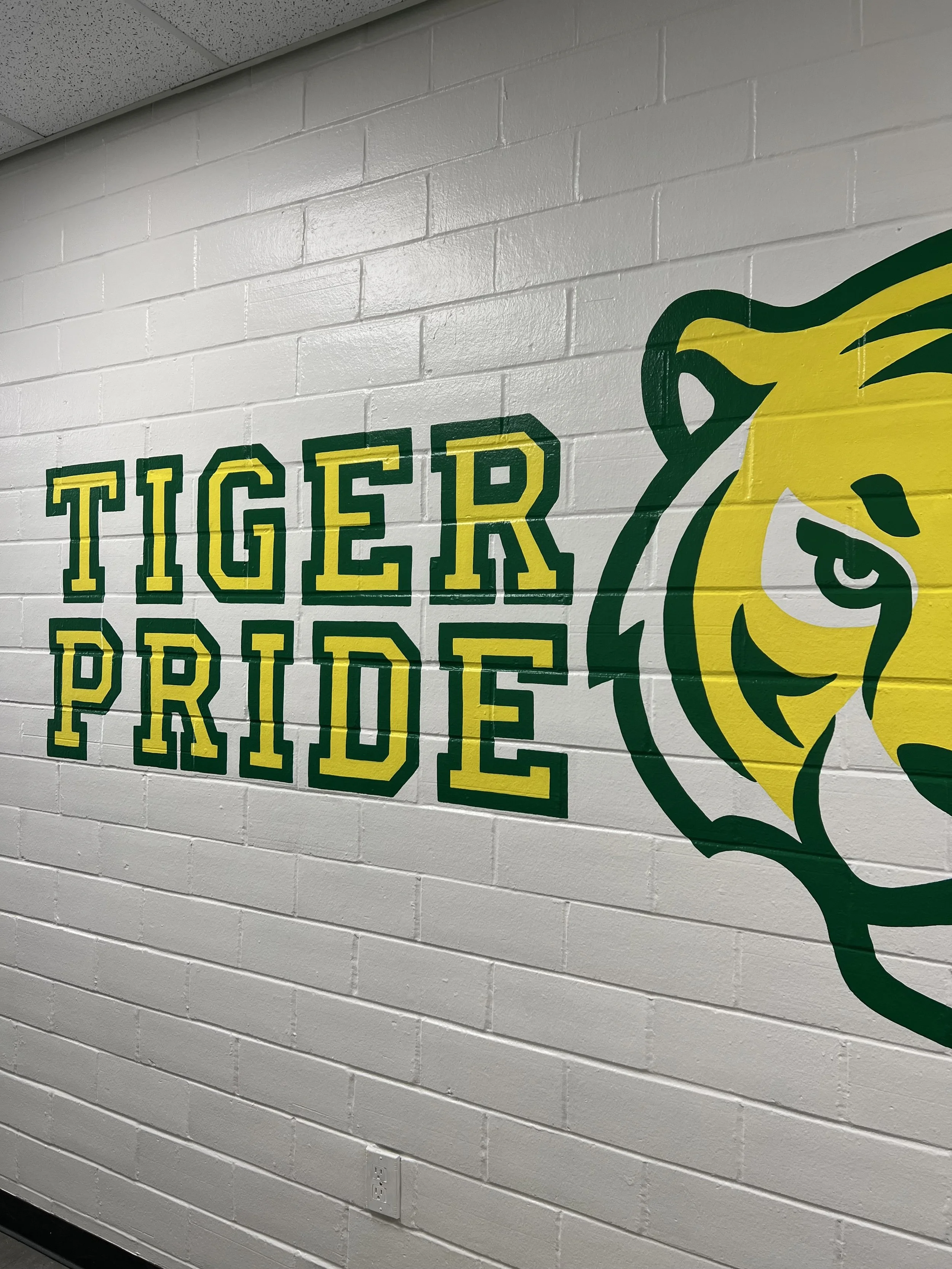 tiger price mural