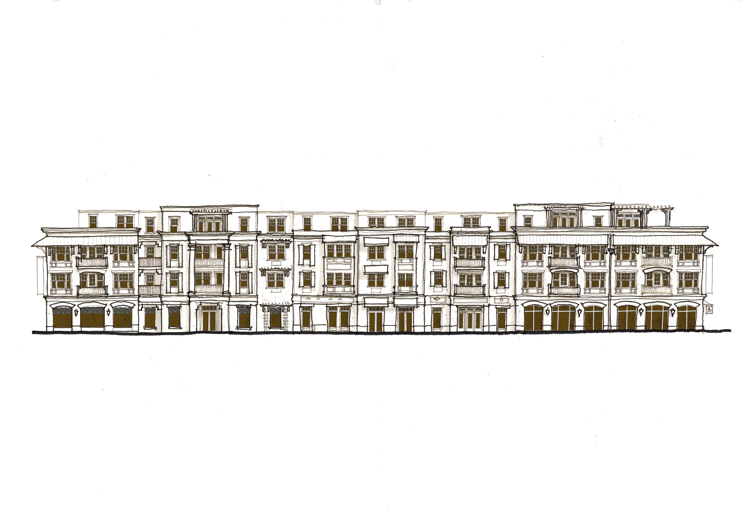 Multifamily Streetscape Concept