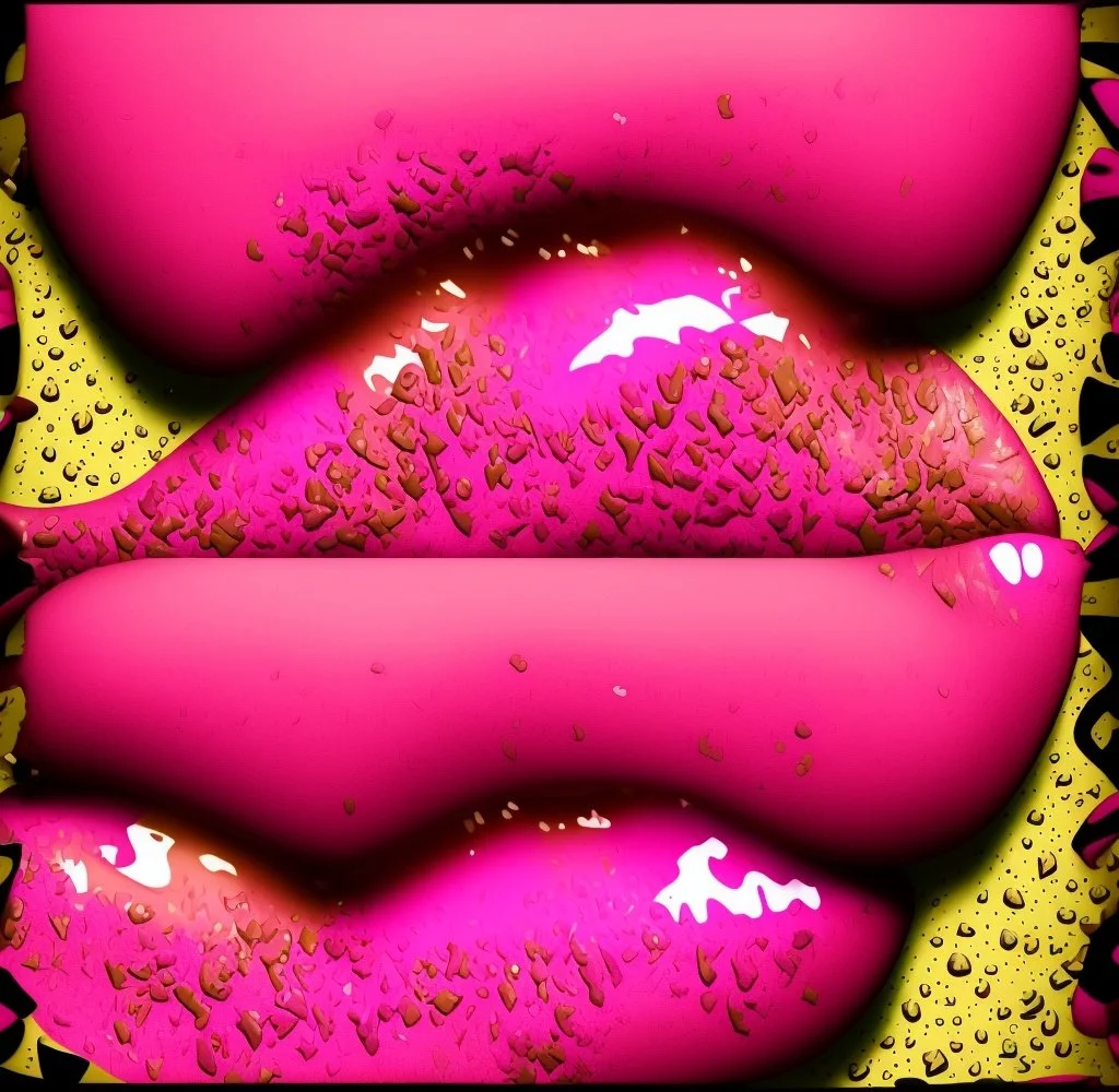 Lit Lust Series – Liquid Lips – Comp 1
High-gloss pop with a painter’s precision. Liquid Lips plays with texture — wet shine over crackled pink, softness against grit. It celebrates imperfection and allure in the same breath, a visual track that move