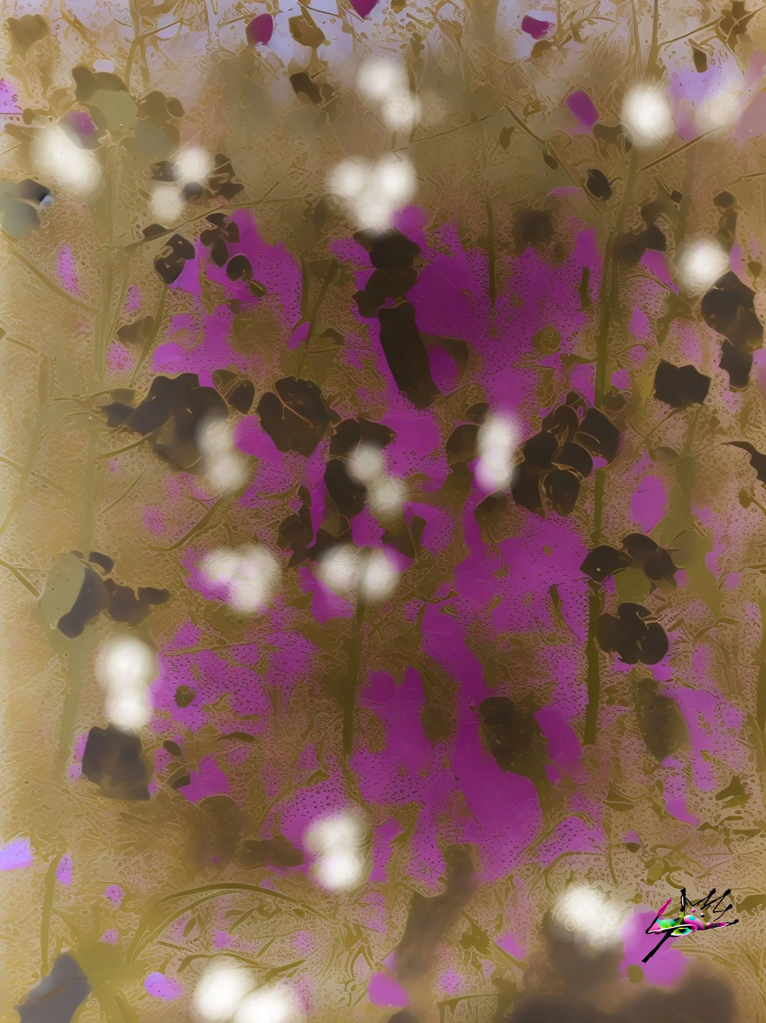 Title: High Cotton Soft light drifts across muted gold and violet fields, where form and memory fade into glow. The scene hums with quiet grace — a digital hymn to Southern resilience and reflection. Peace rises like cotton under sun.
