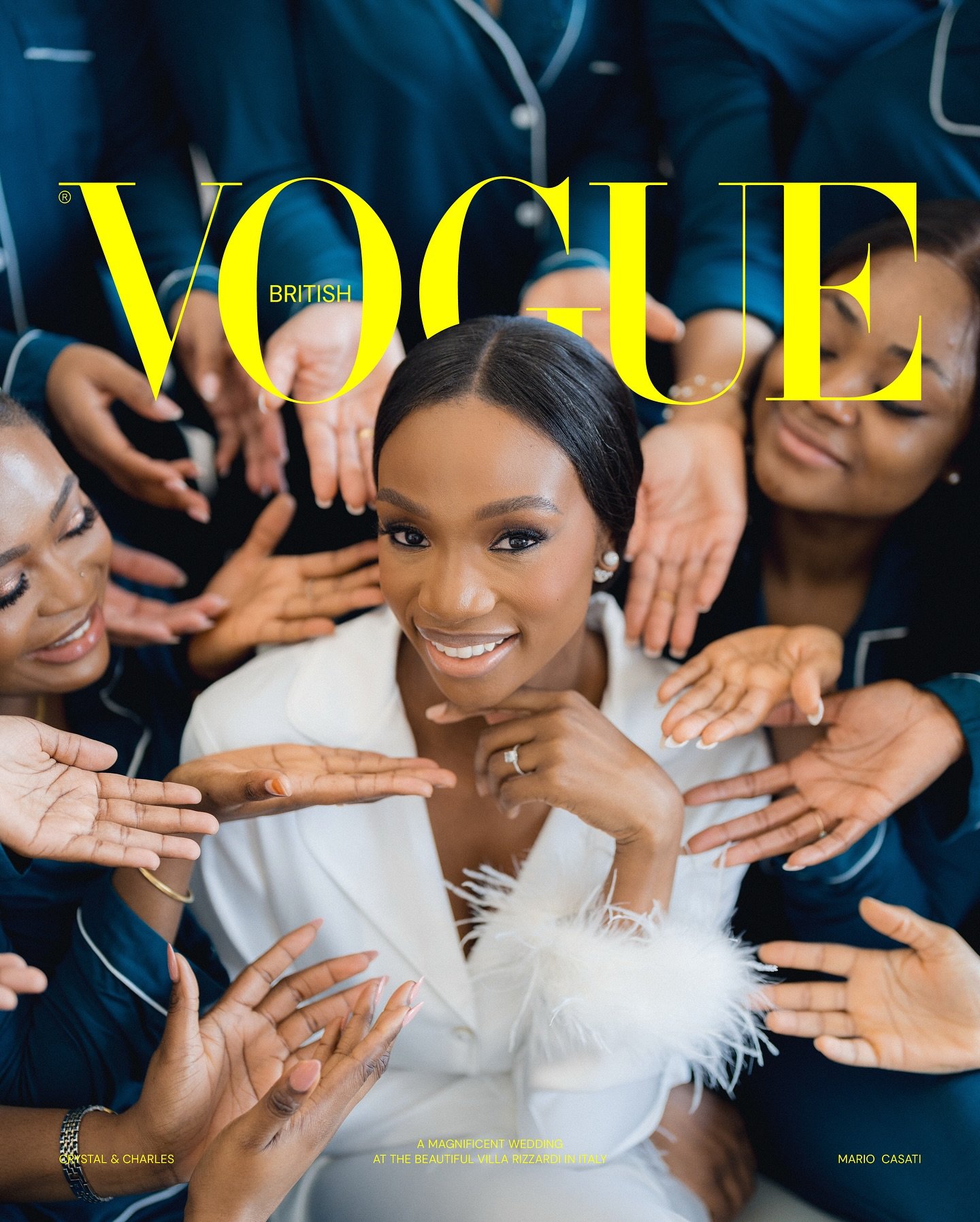 ⚡️ Featured in Vogue! ⚡️

I&rsquo;m truly thrilled that Crystal &amp; Charles&rsquo; wedding has been featured in the 2025 February issue of @britishvogue 
 
This achievement is also thanks to the flawless event planning by Foorevent and the stunning