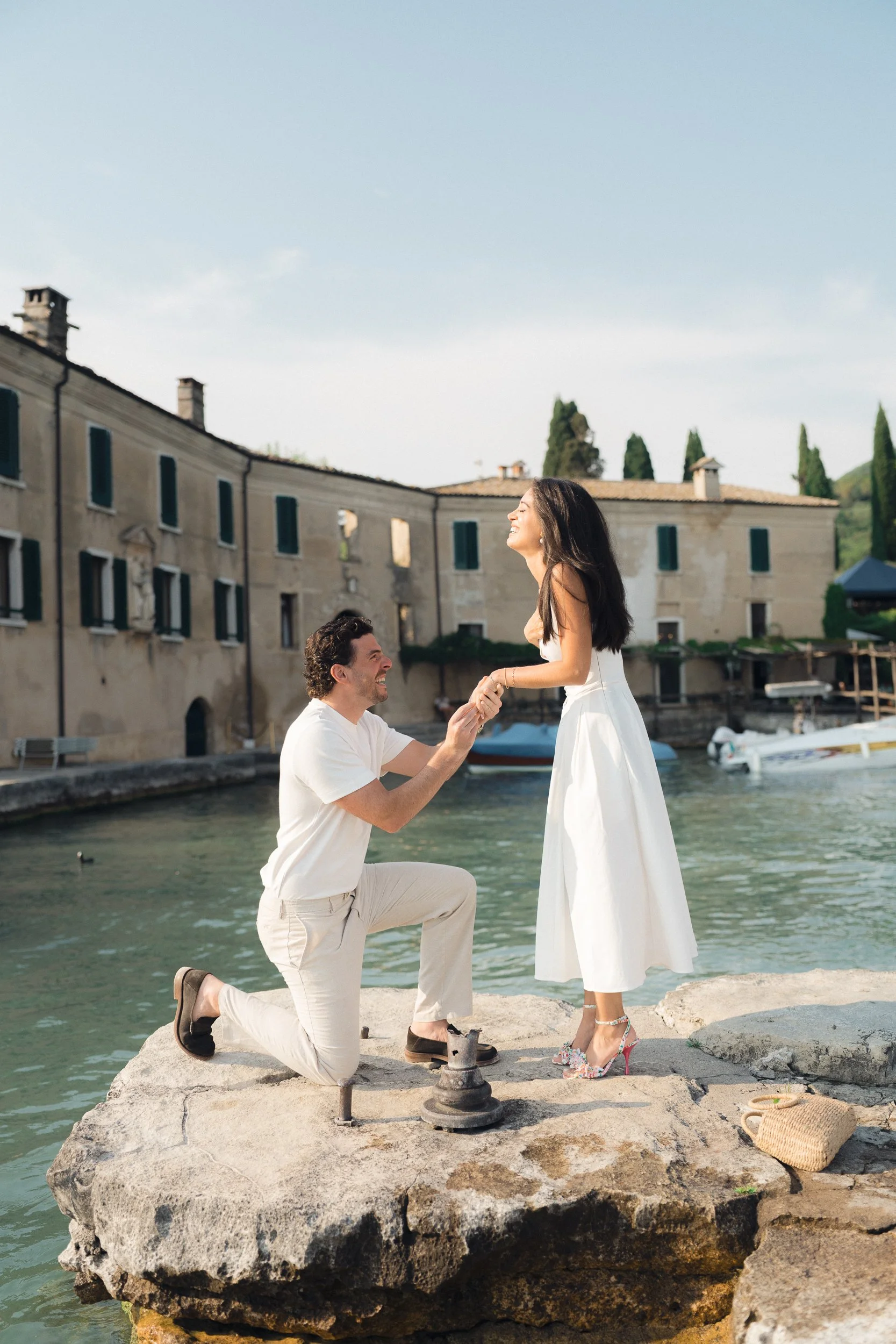 Sunrise sunset proposal at Punta San Vigilio | Proposal photographer in lake Garda
