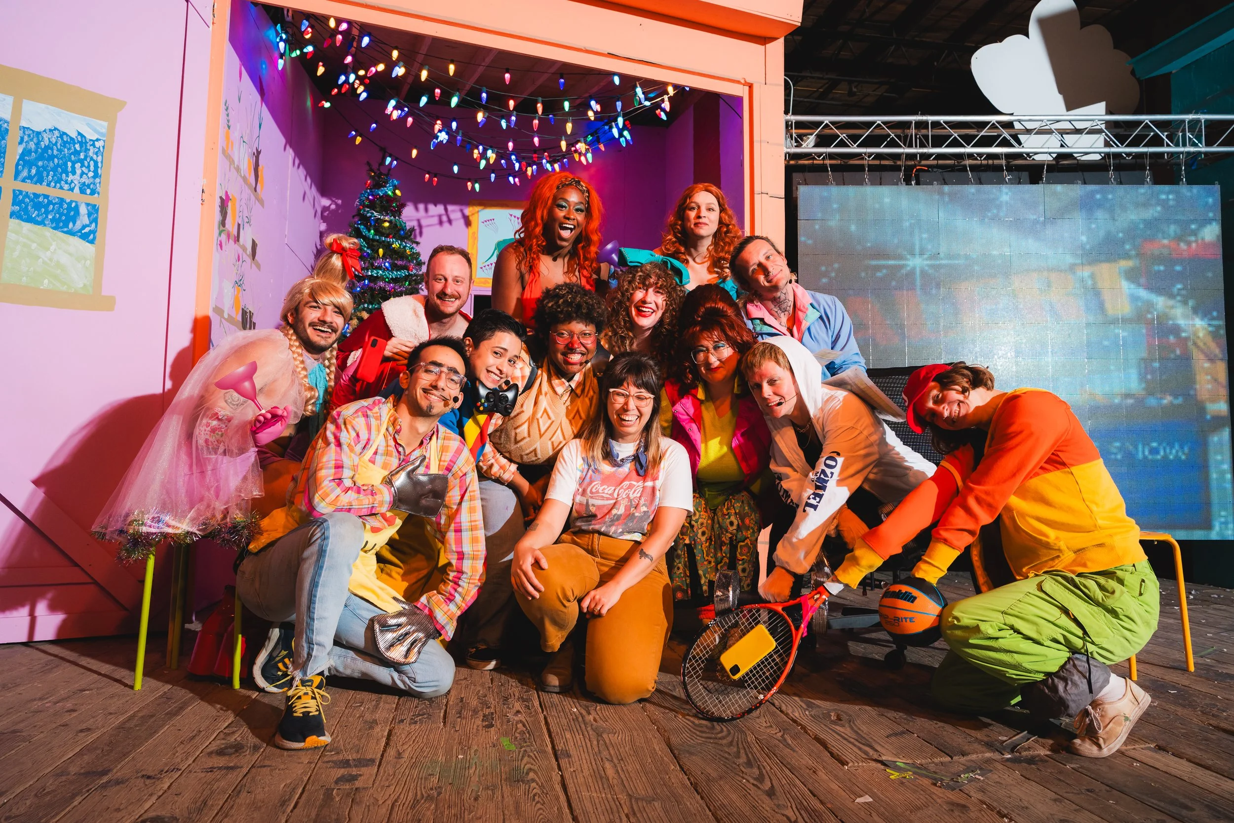 Megan and the cast of Edward Normalhands | MOHA ATX 2023 | Photo: Ismael Quintanilla
