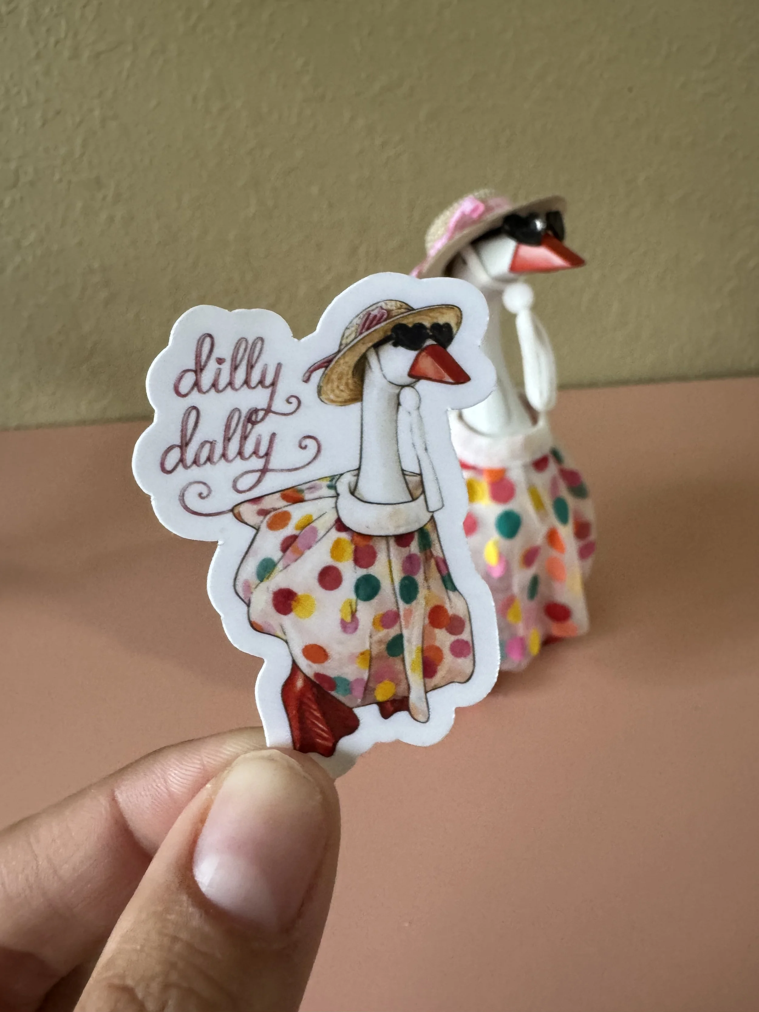 Dilly Dally Sticker
