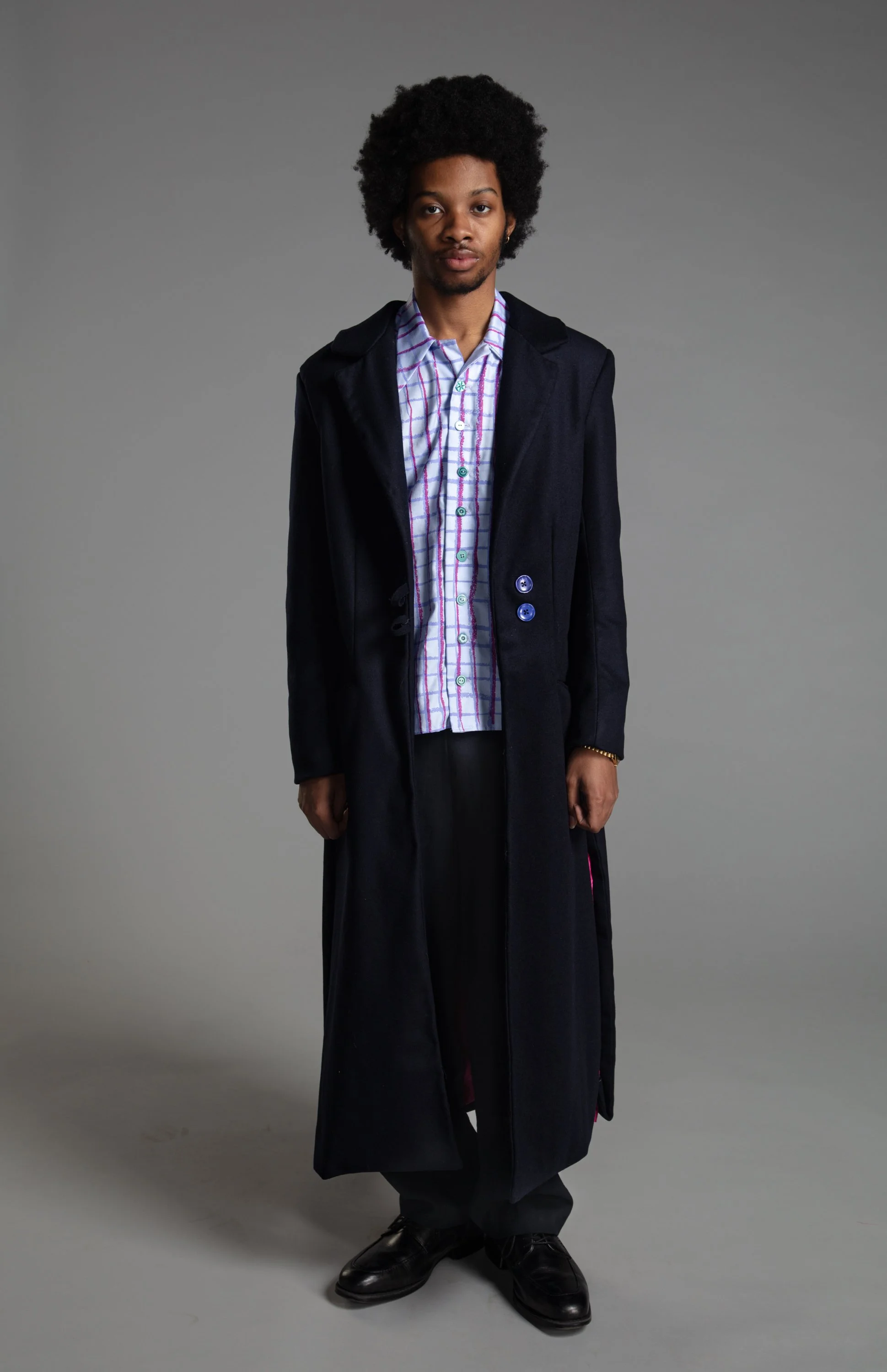 Tailored wool and cashmere overcoat, 2025-26