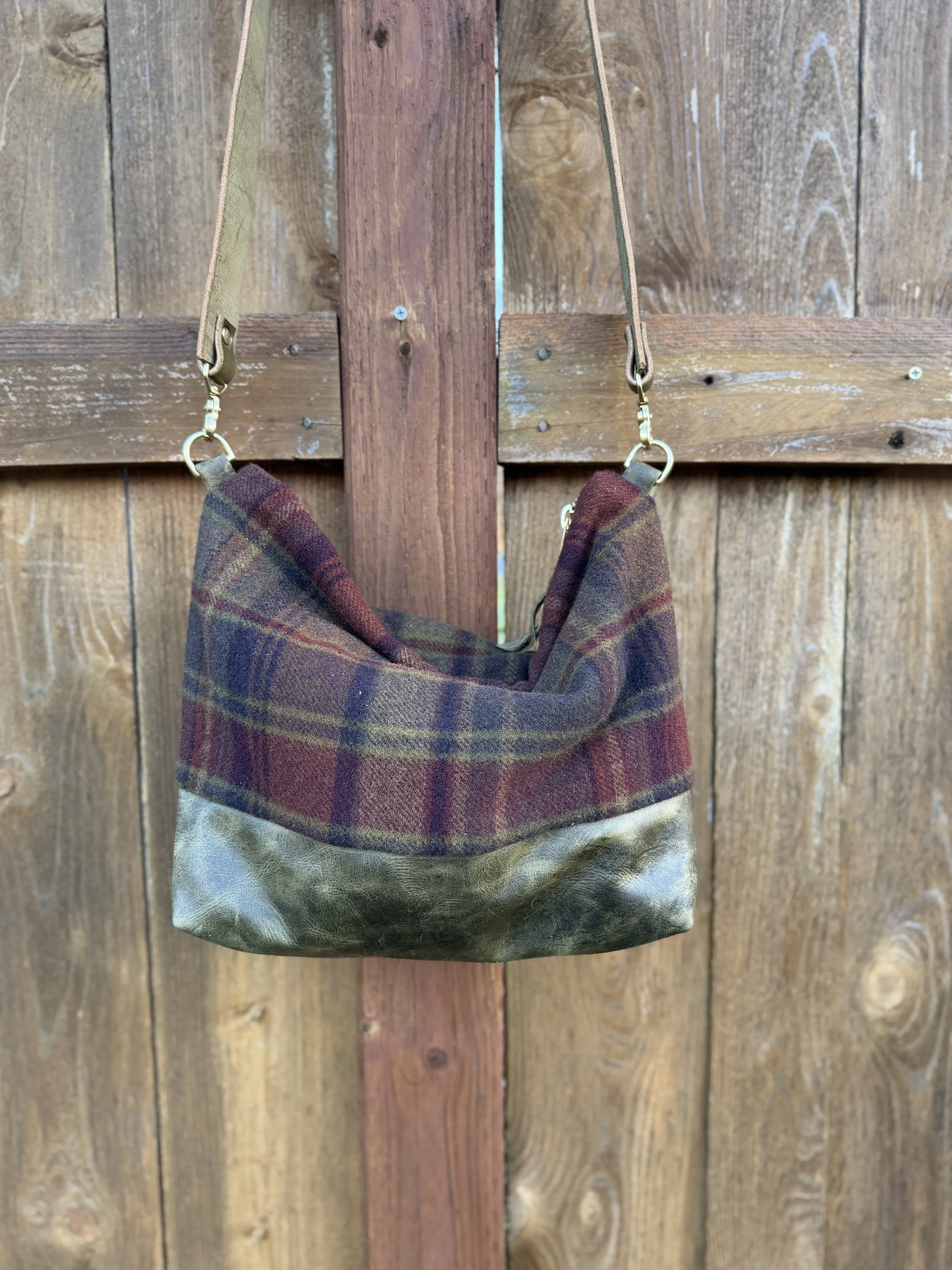 British Green and Moss Madison Bag