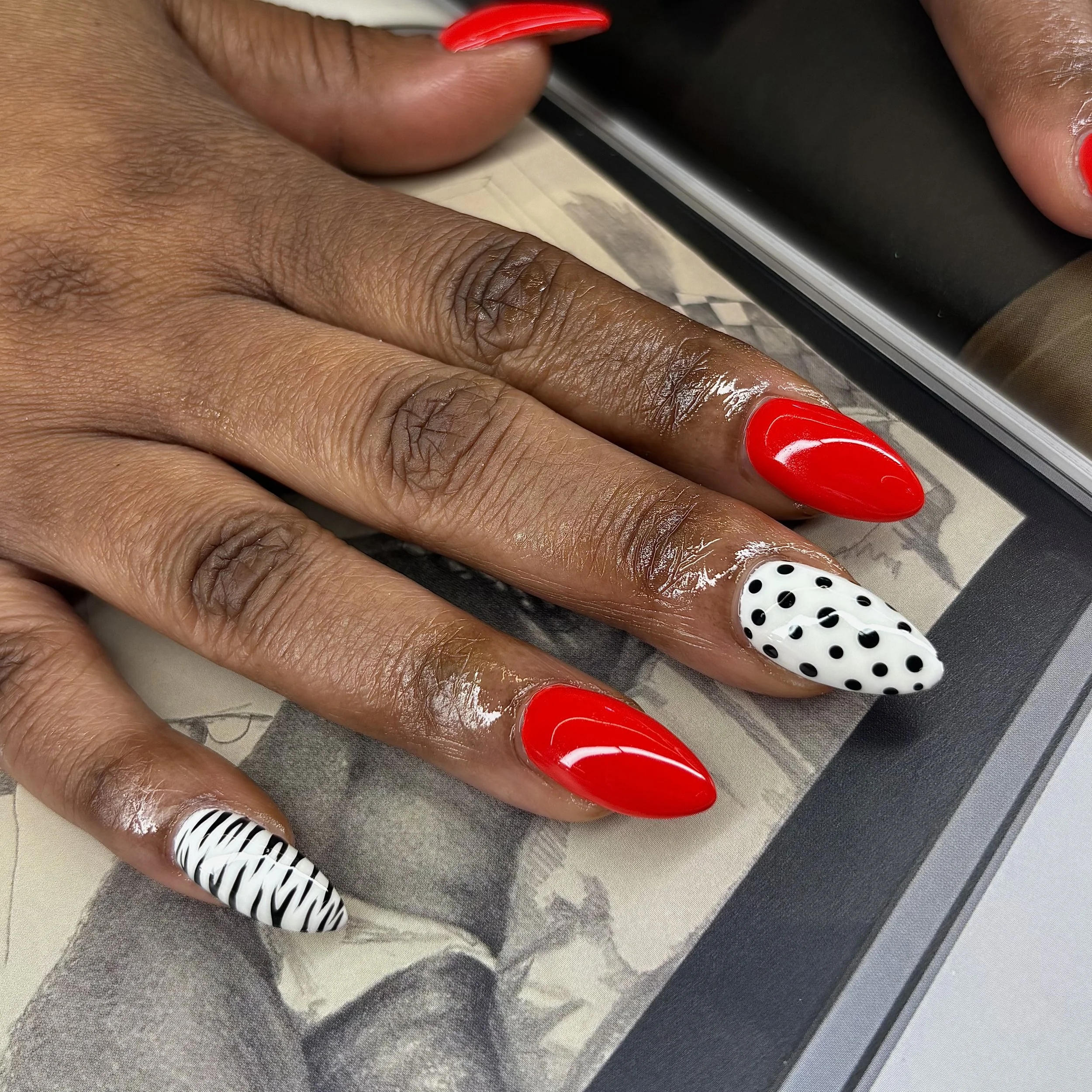 TIPS 312 acrylic overlay with 4 designs