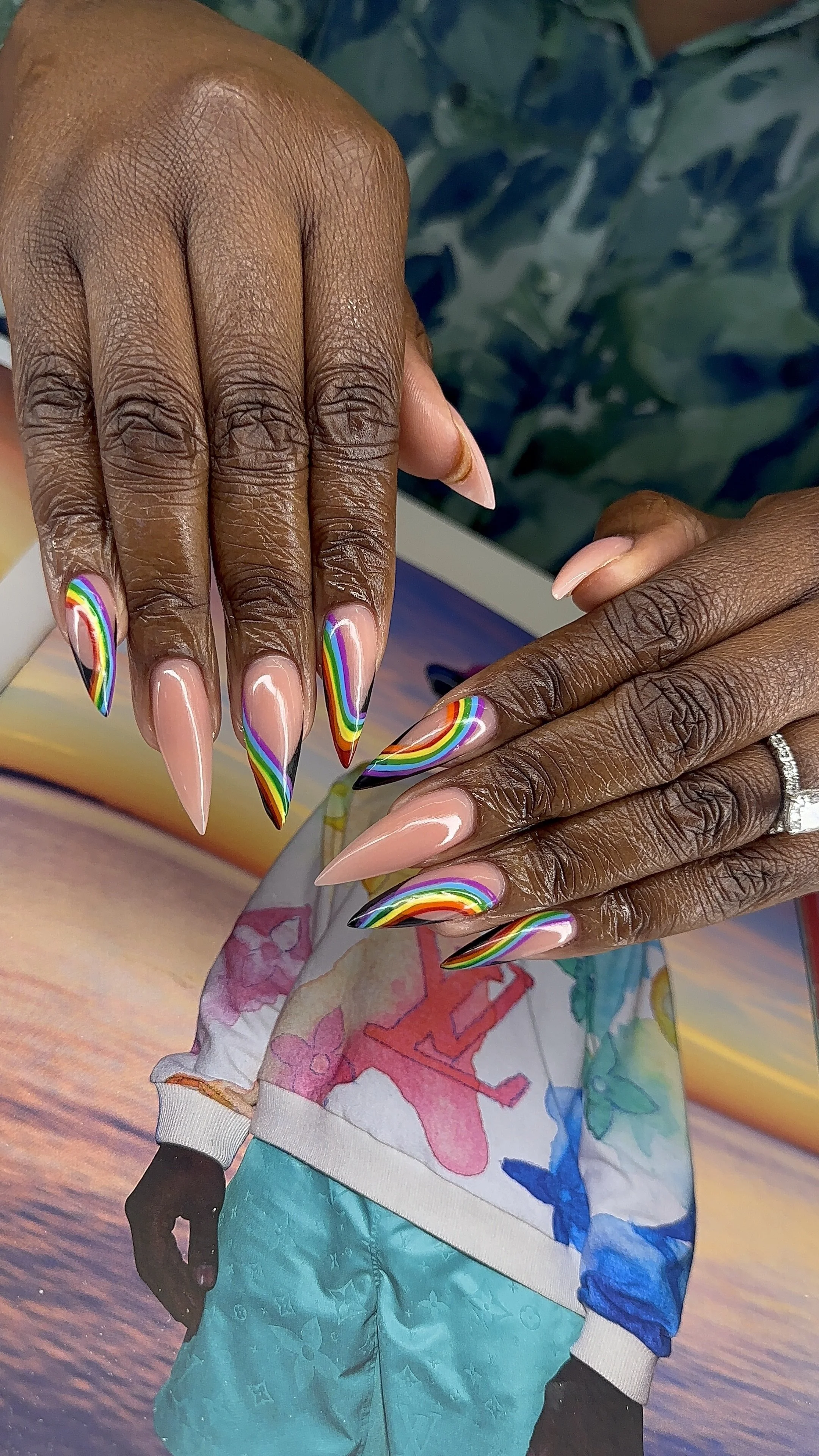 TIPS 312 pride month nail inspo