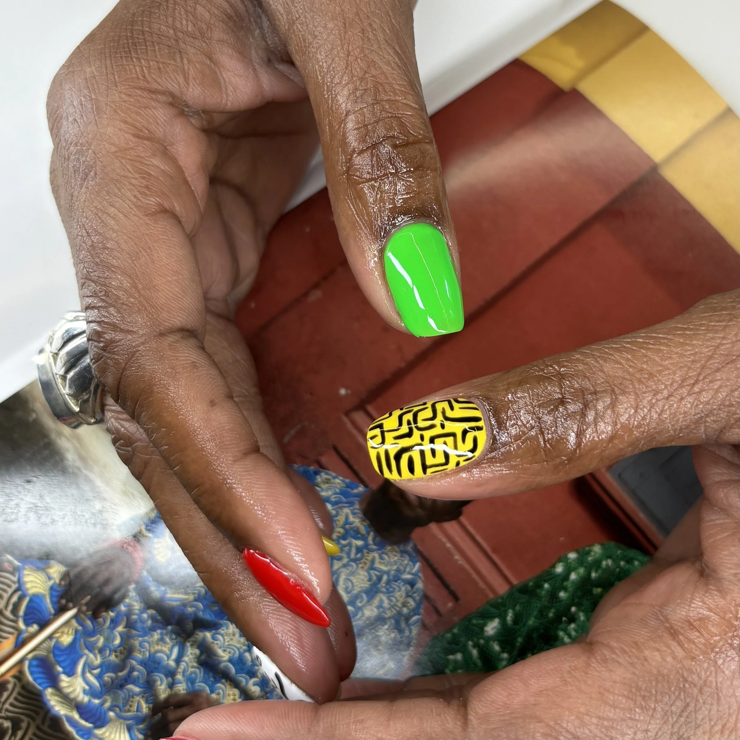 TIPS 312 Juneteenth nail inspo