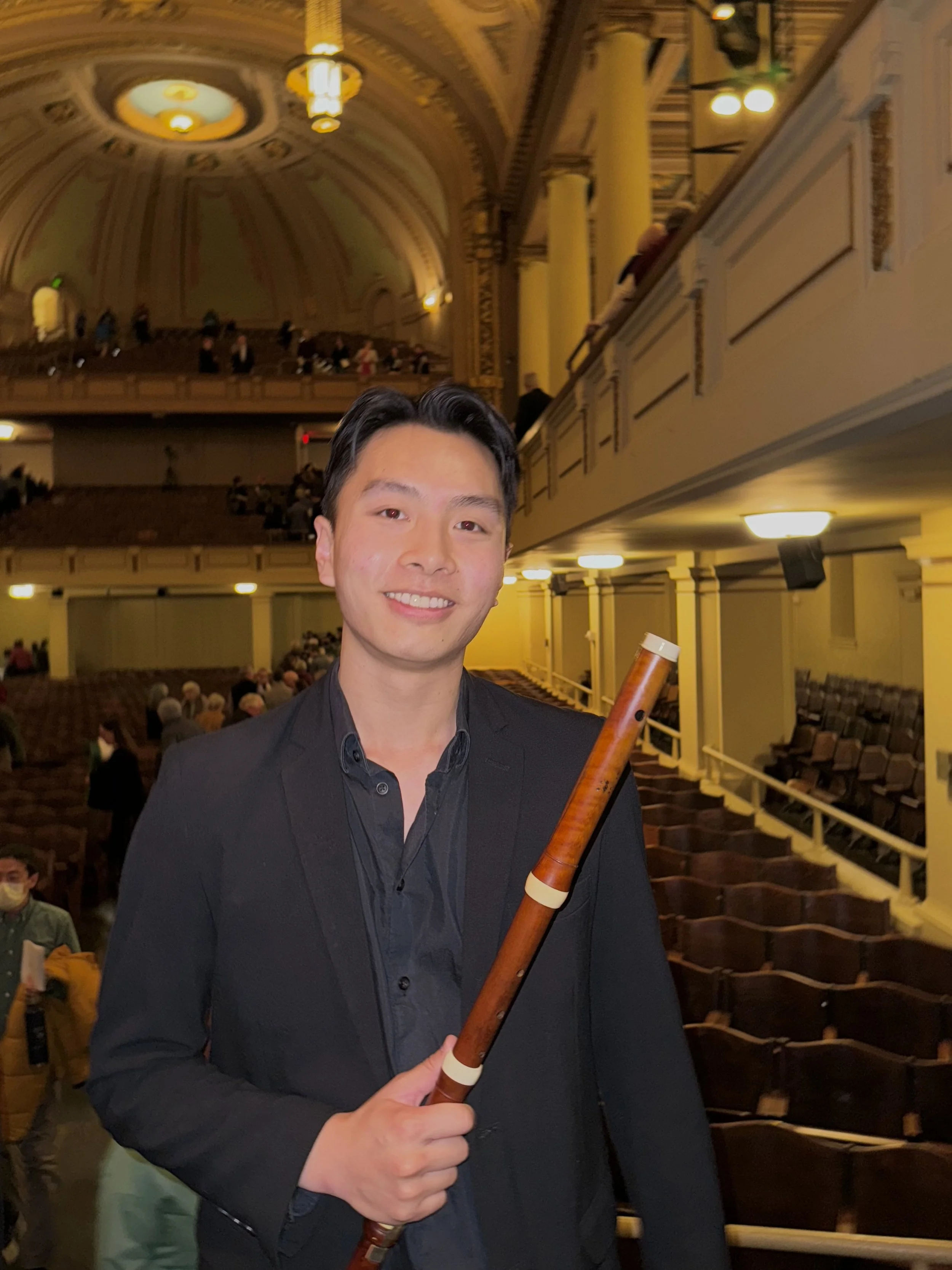 Flute Teacher Khoi with Traverso