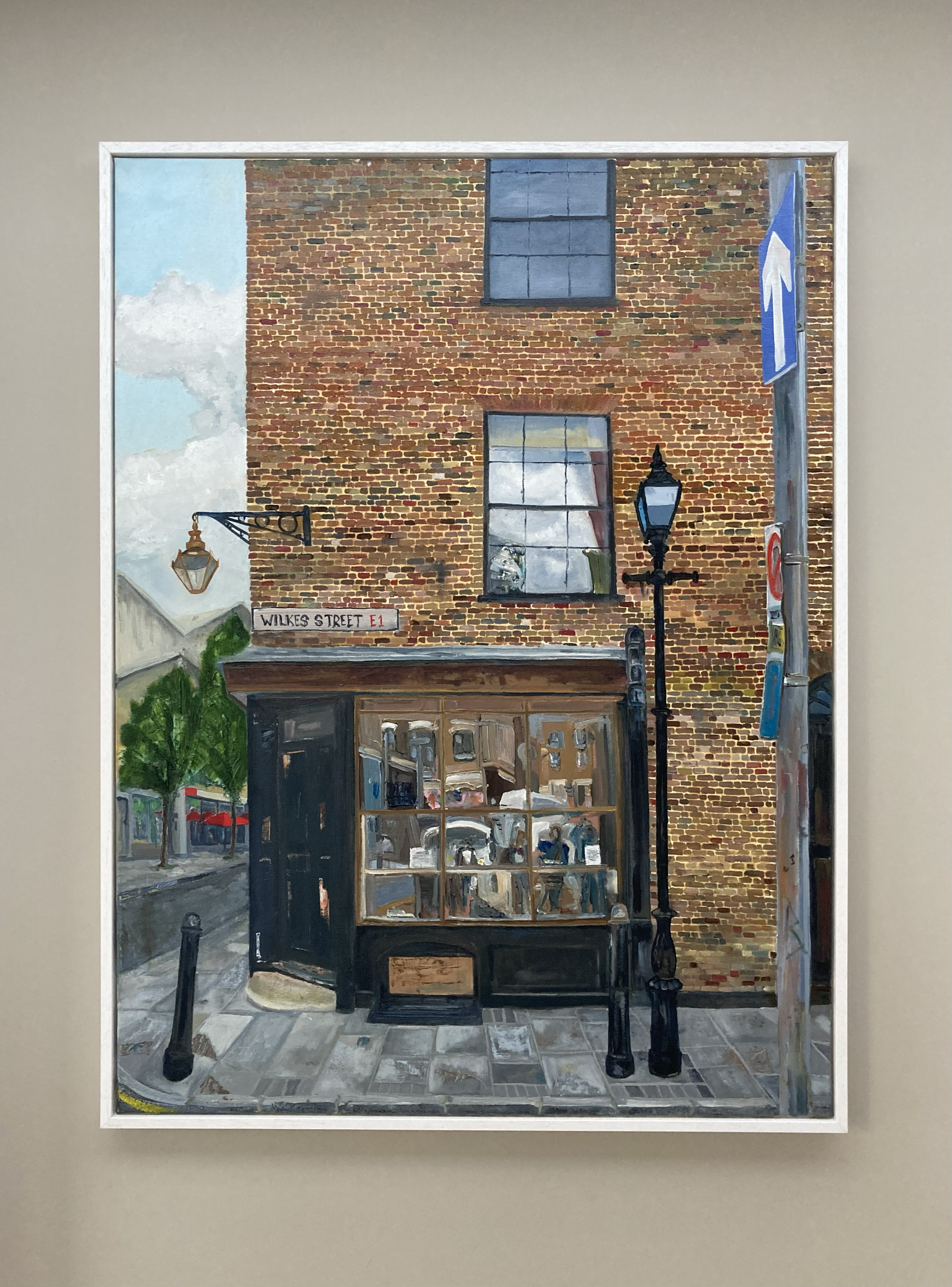 Wilkes Street E1, oil on canvas (Artist's collection)