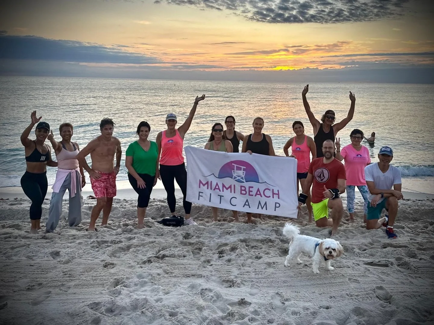 Our Wednesday class was a full body lift with some beach jogging thrown in and some awesome disco music. 

We work the body, mind and spirit together on the sand every single morning! 

Join us for a free week! Link in bio to signup!