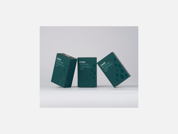 DMK Moisture Essentials Packaging