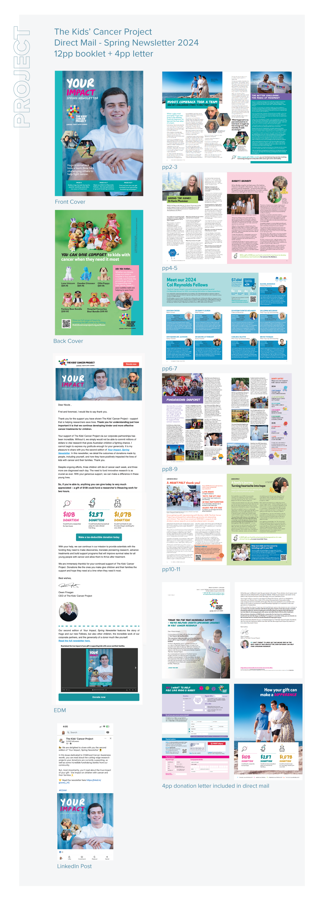The Kids' Cancer Project Spring Newsletter — THIRD DRAWER DESIGN ...
