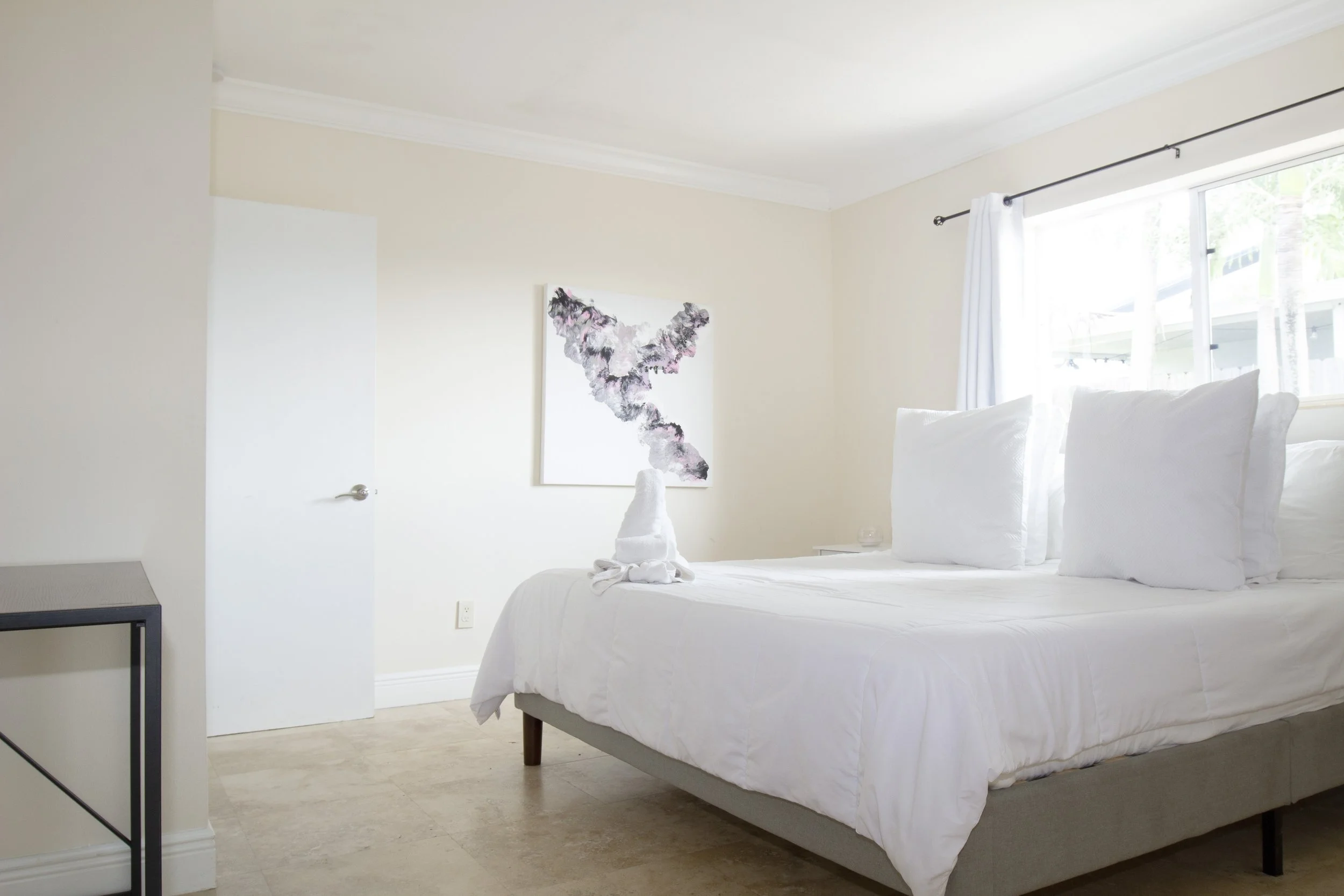 Master Bedroom with king size bed