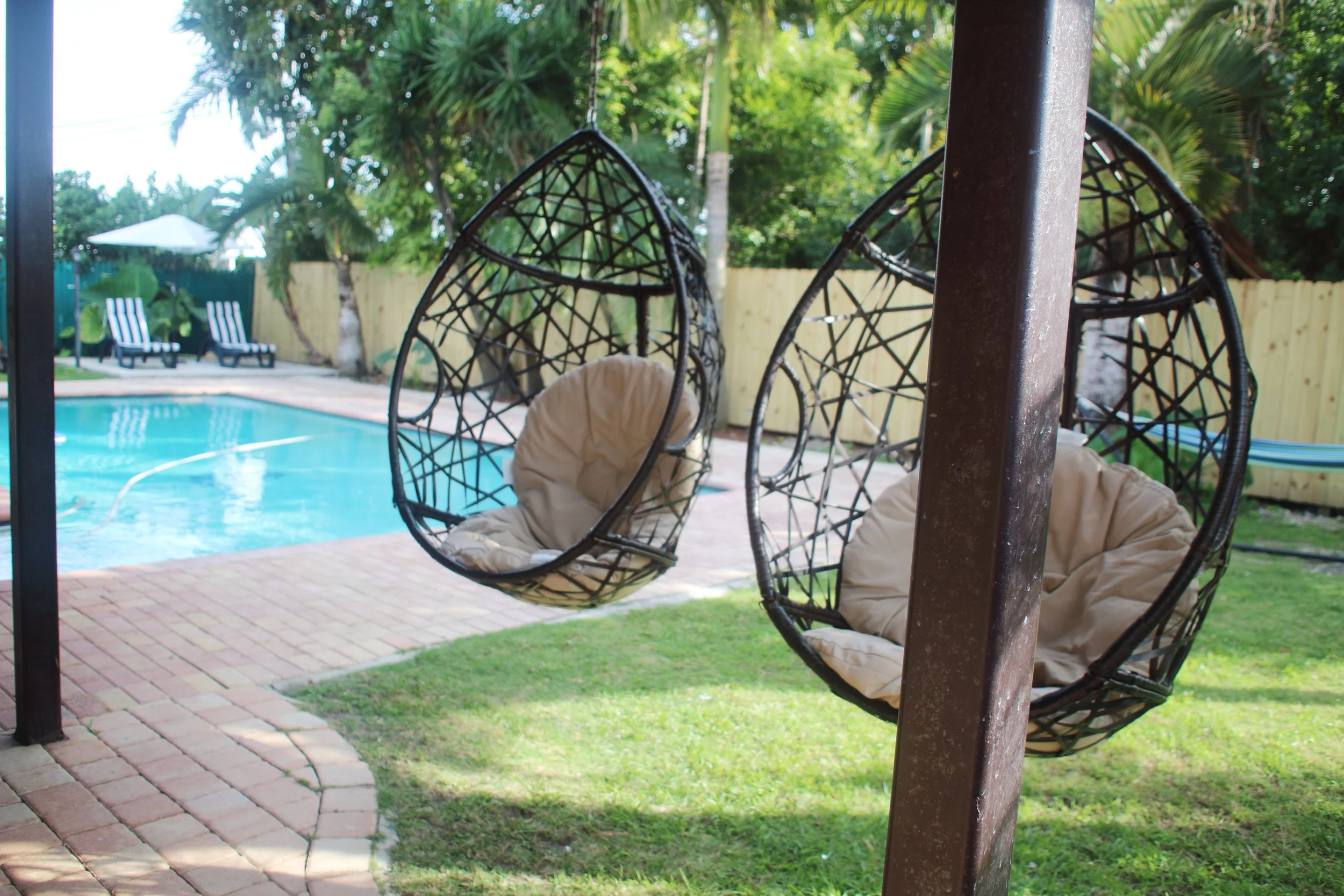 Outdoor seating areas