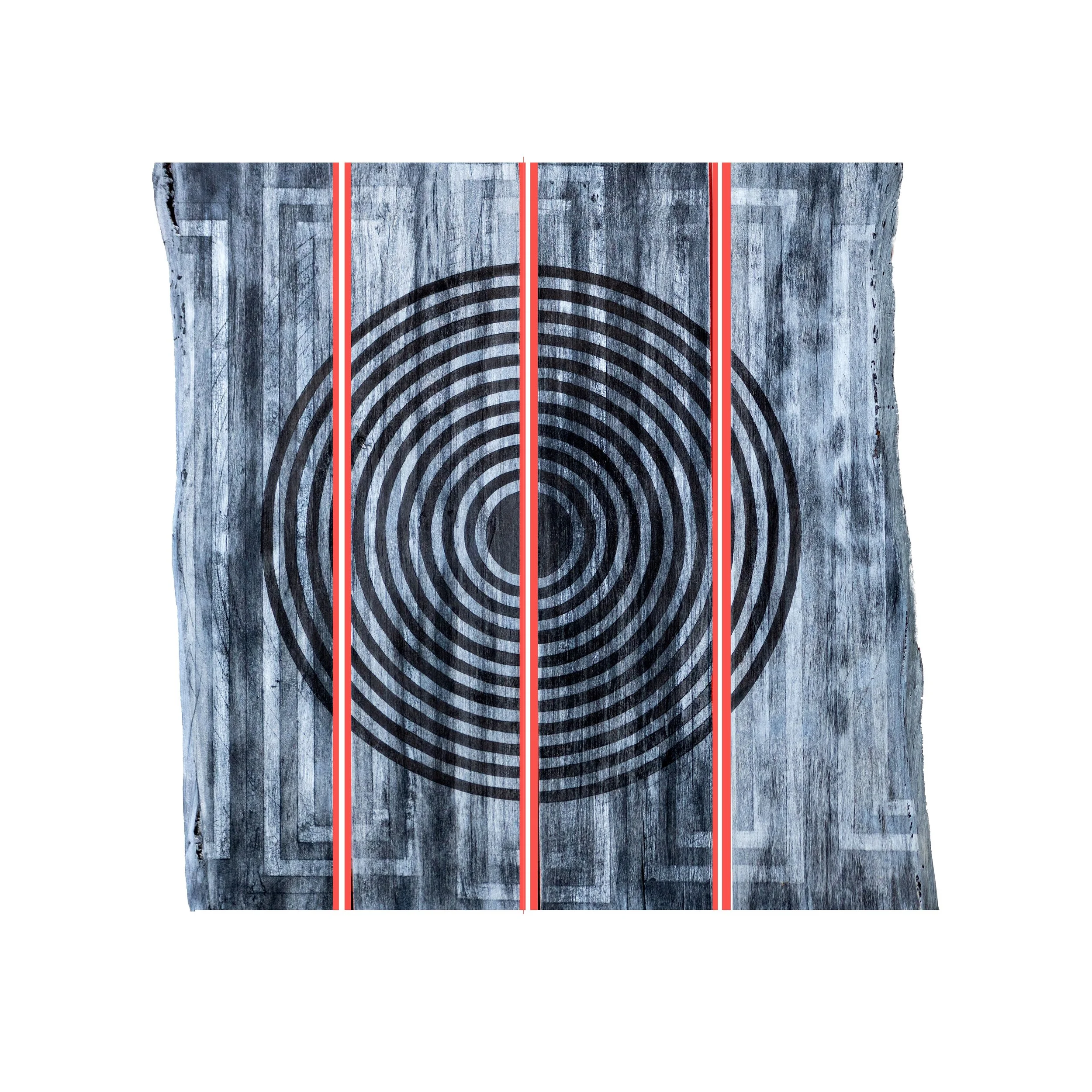 Surveyed 137 x 137 Jarrah, charred, ash, in k and synthetic polymer.jpg