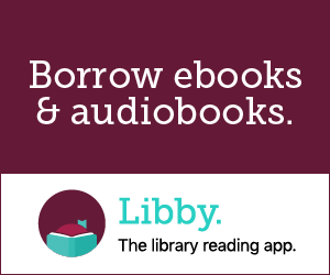Libby logo with copy that reads "Borrow ebooks & audiobooks | Libby the library reading app"