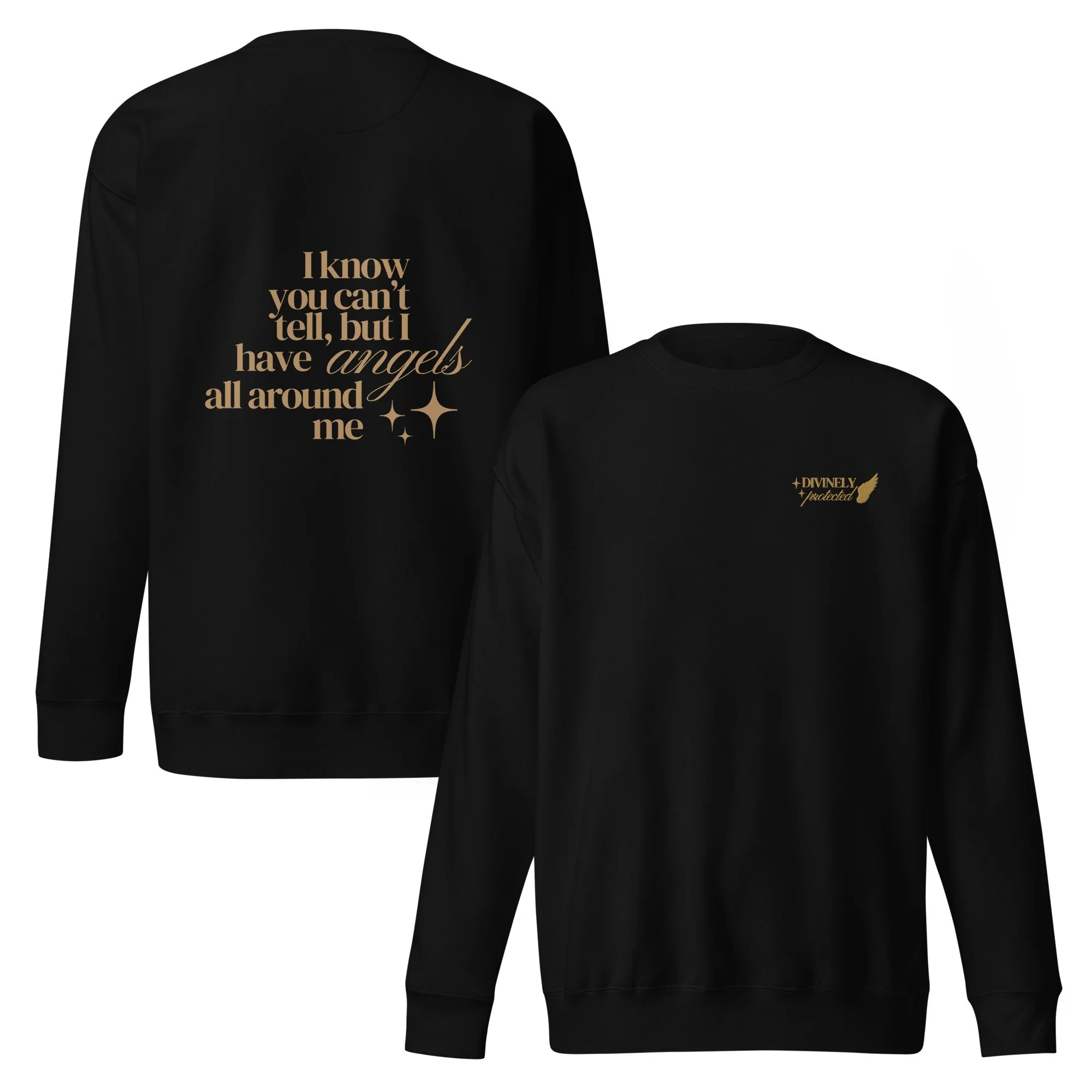 Divinely Protected | Unisex Angel Sweatshirt