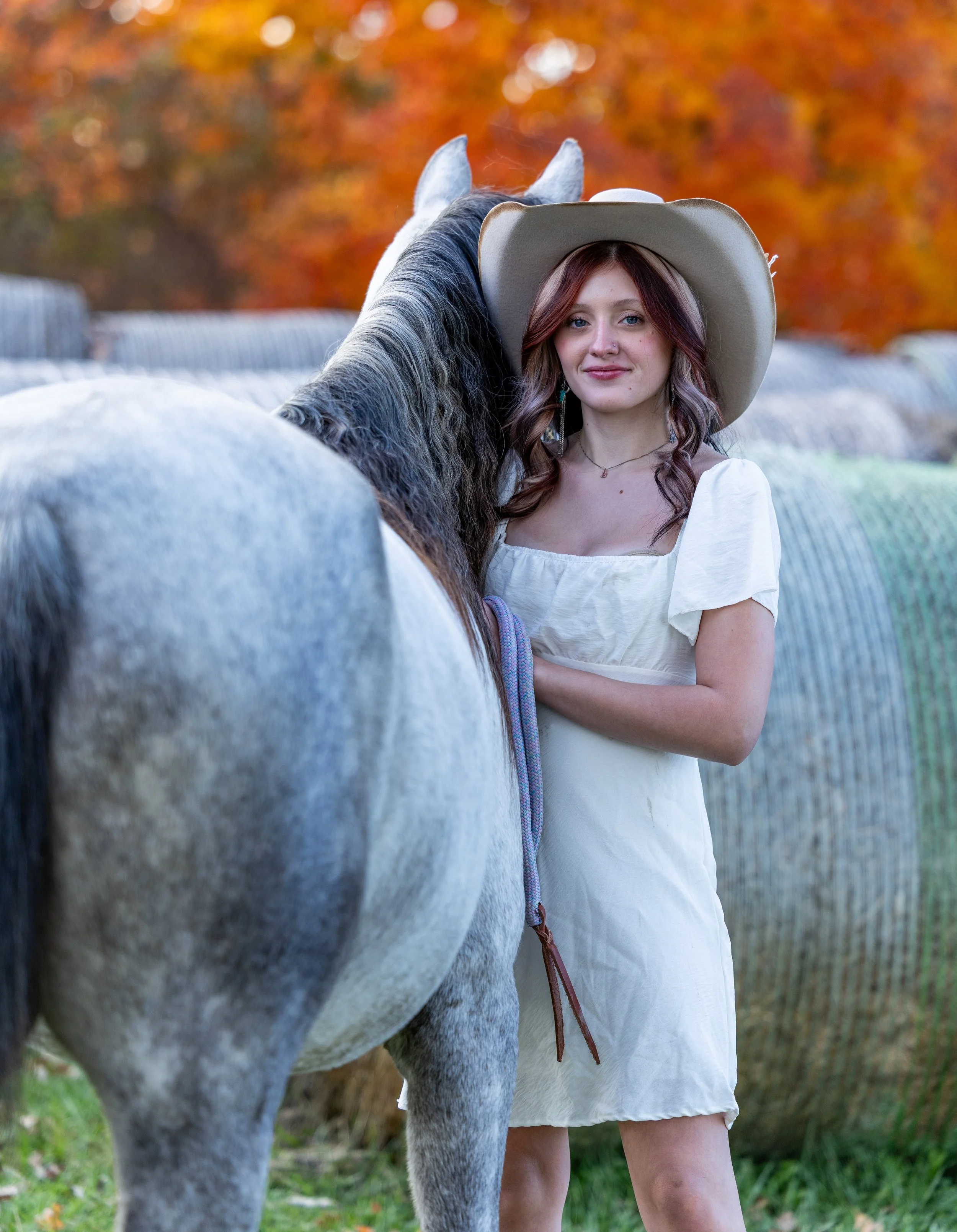 Gracelynn, Jolene, and Wrangler Senior Photos