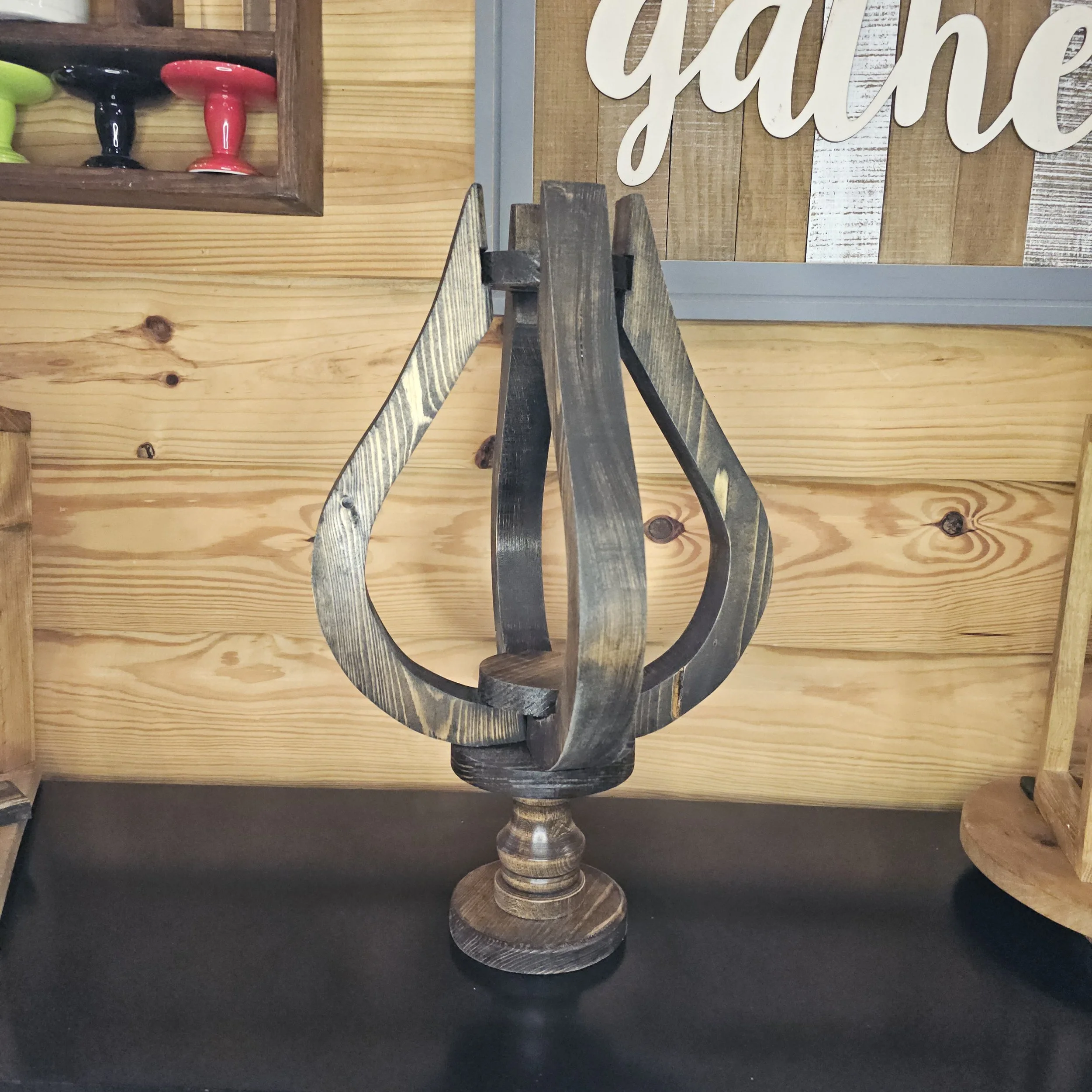 Rustic Tear Drop Lantern - Farmhouse Home Decor