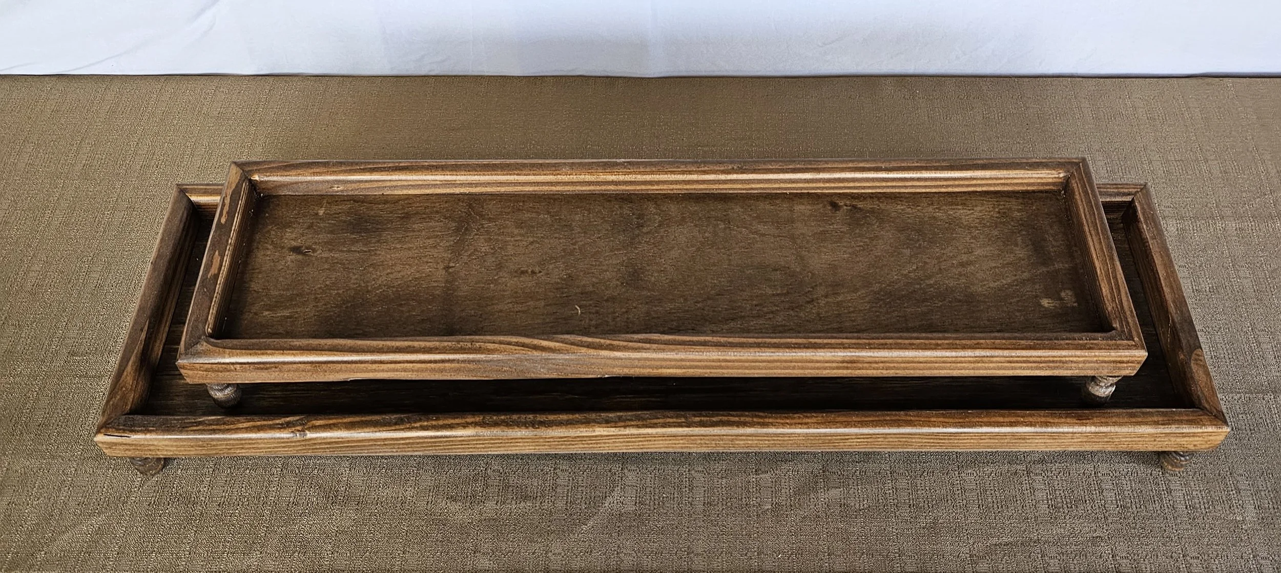 Wooden Riser Tray Set