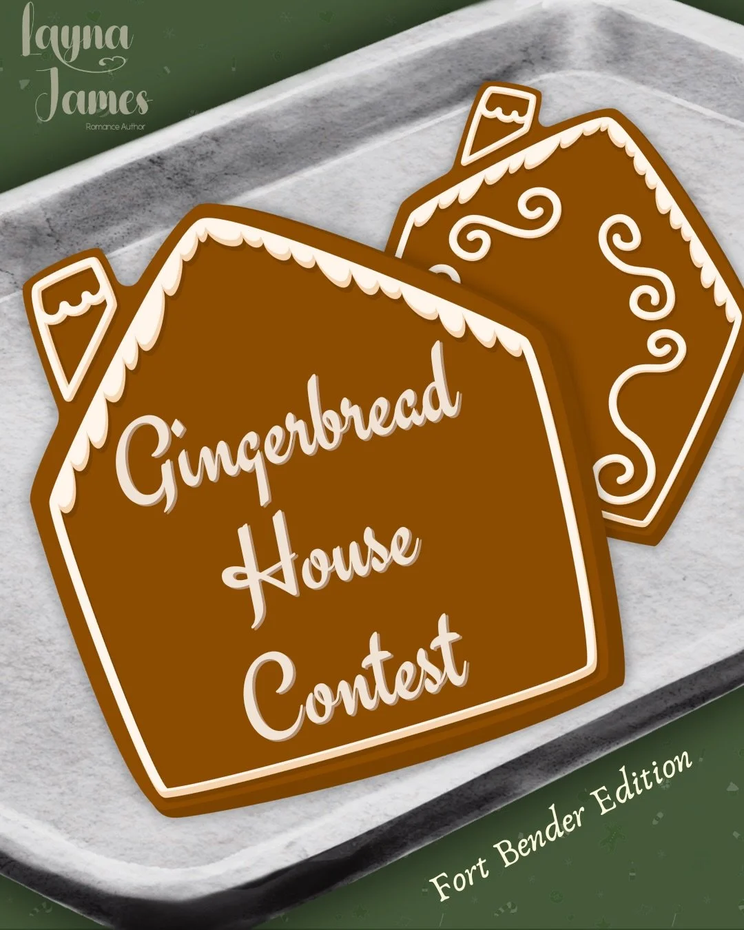 The Fort Bender gingerbread house contest is back! You be the judge. Tell us who won in the comments😍

Read the Fort Bender series on Kindle Unlimited.
🩷Some Kind of Forever, an small town interracial romance novel
💛Sunshine with You, a friends to