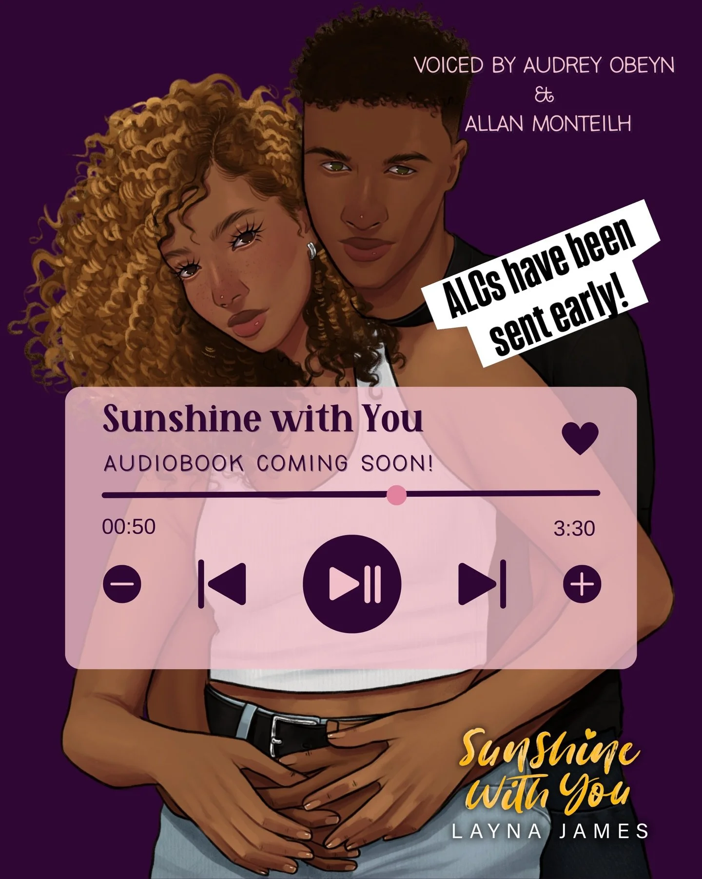 UPDATE: Because the audiobook is showing up early on multiple platforms, I wanted to make sure those who signed up still got their copy early too🤗

ALCs went out a couple days ago and the sign-up form is officially closed.  If you applied and didn&r