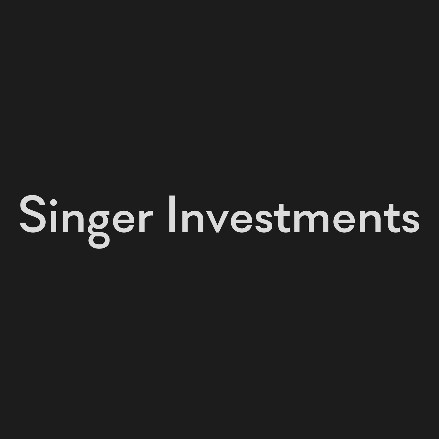 Singer Investments