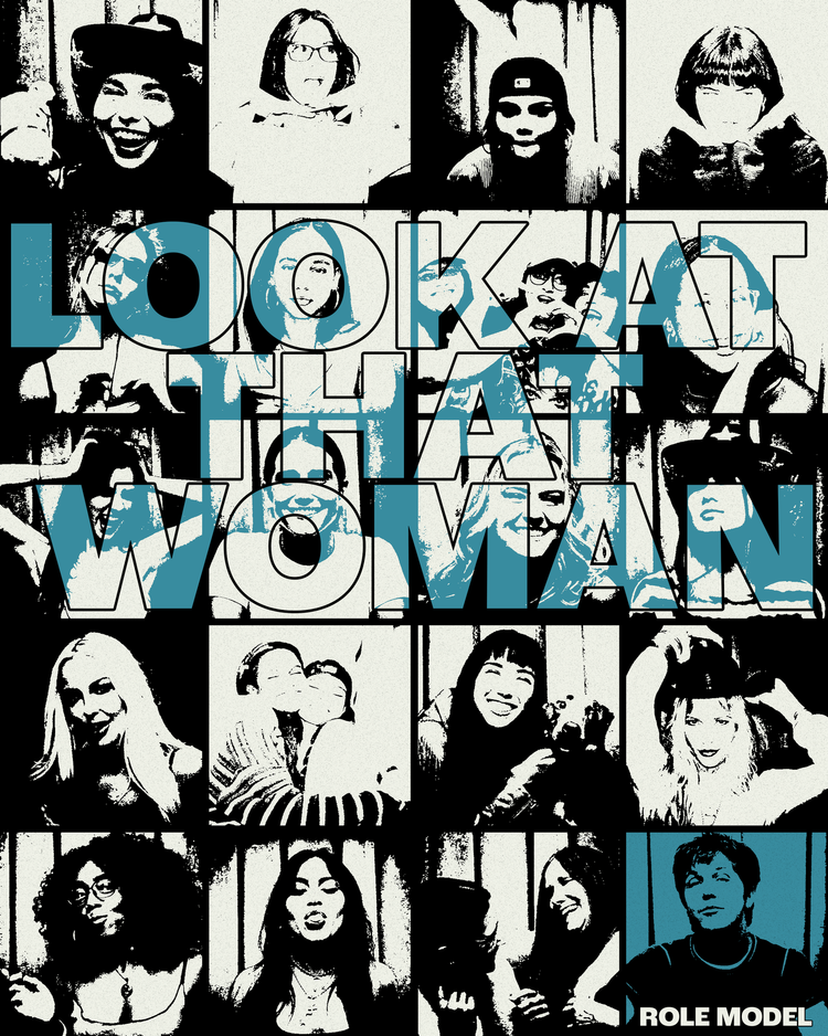 Role Model "Look at that Woman" Concept Poster