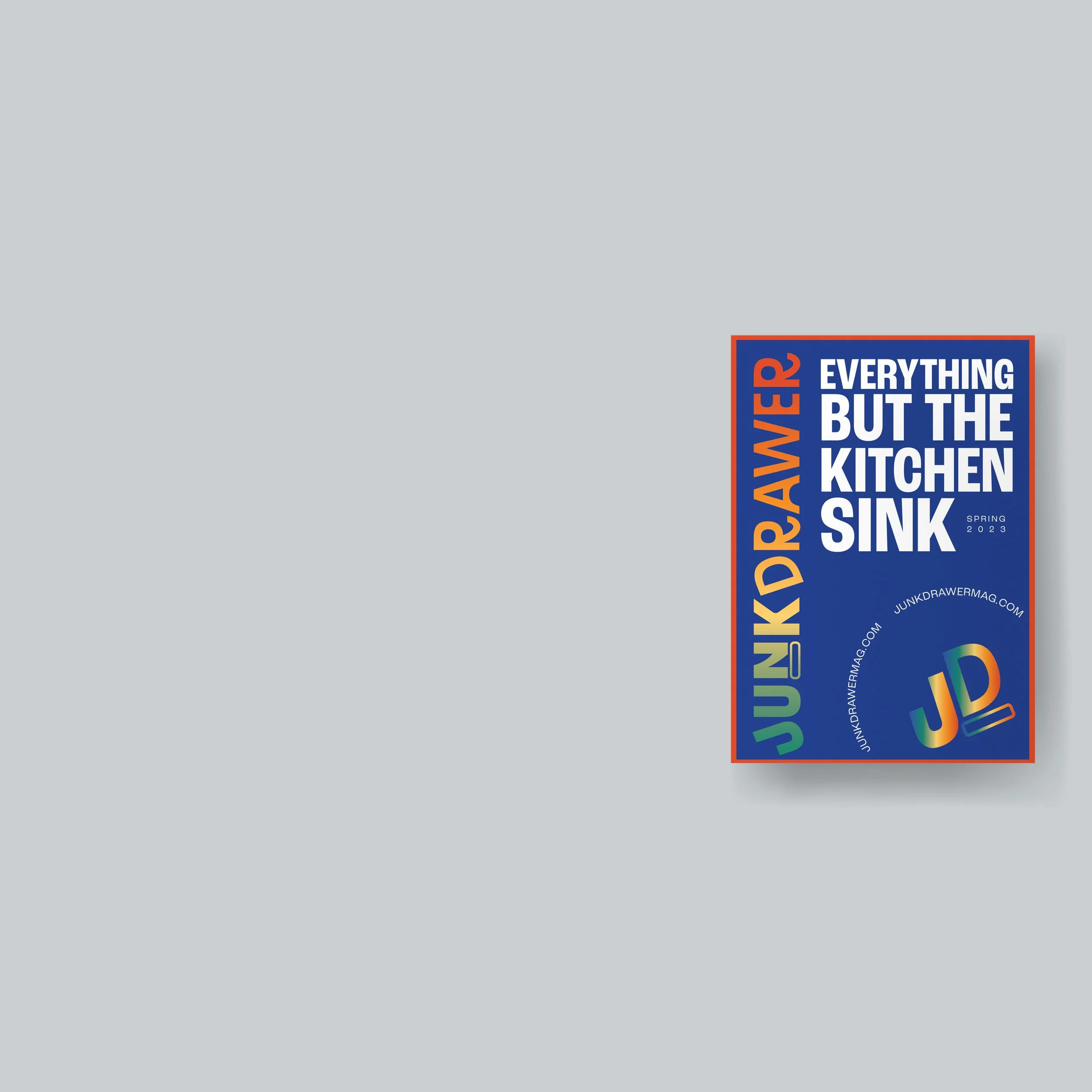 Junk Drawer Mockup Magazine