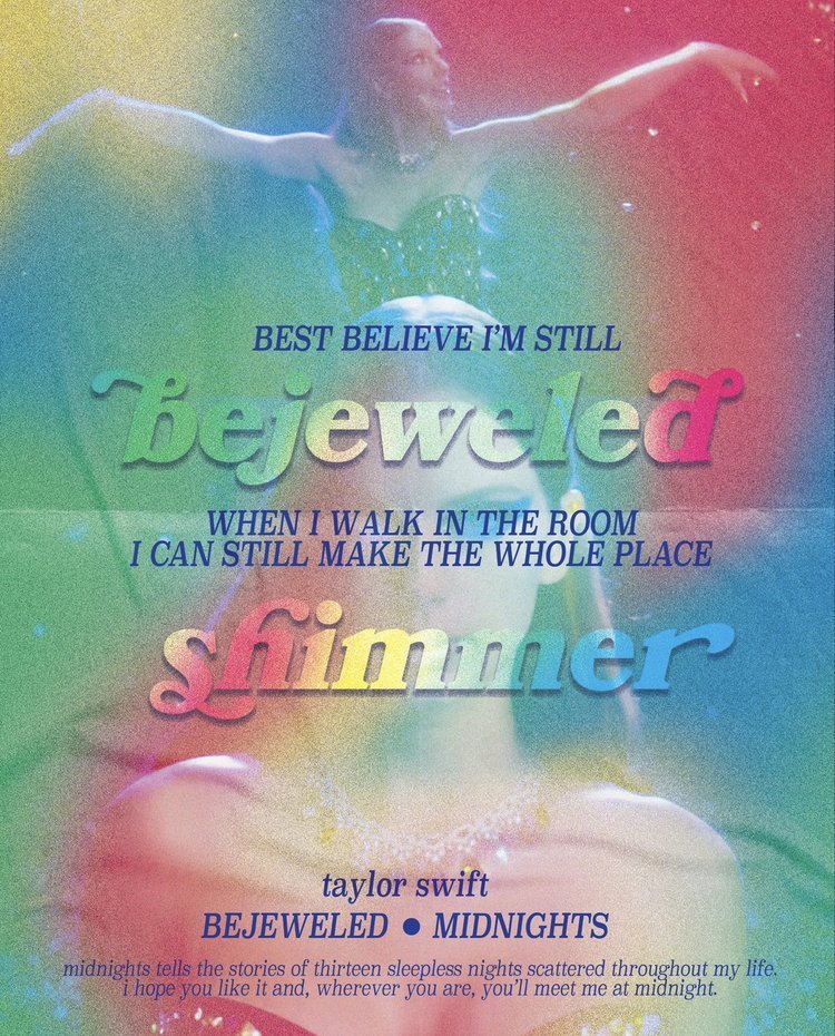 Taylor Swift "Bejeweled" Concept Poster