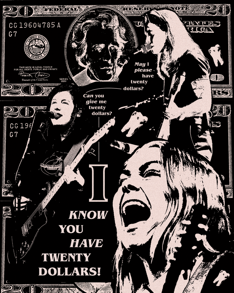 Boygenius "$20" Concept Poster