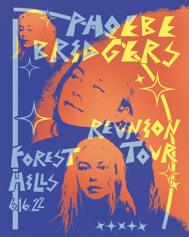 Phoebe Bridgers Reunion Tour Concept Poster