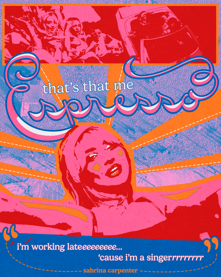 Sabrina Carpenter "Espresso" Concept Poster