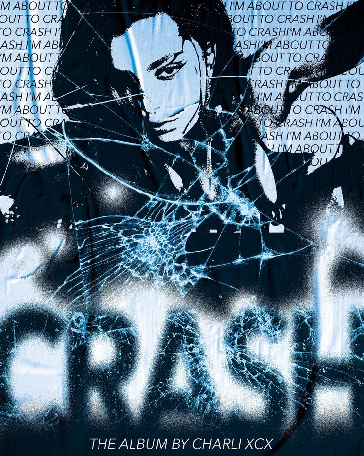 Charli XCX "Crash" Concept Poster
