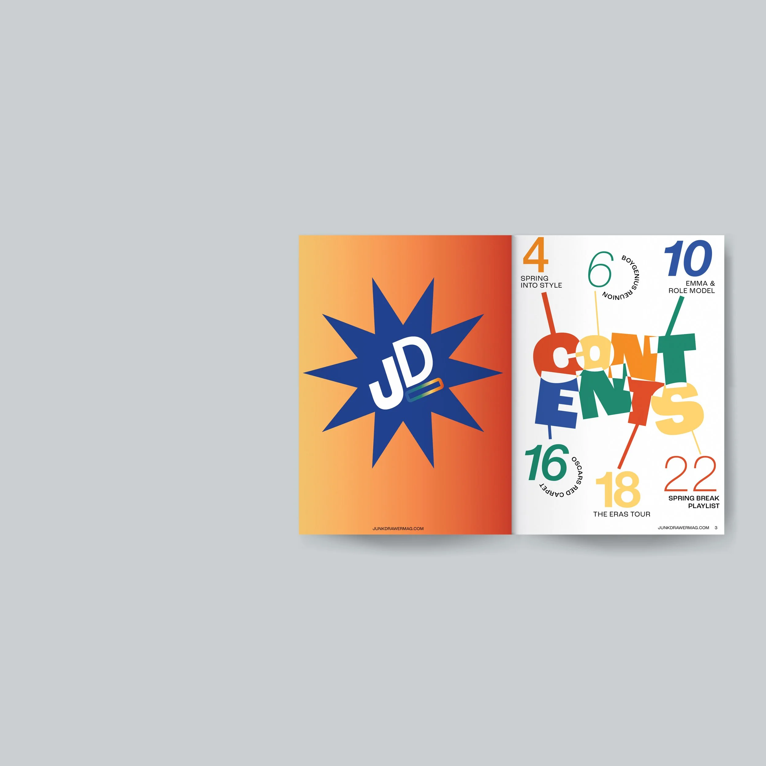 Junk Drawer Mockup Magazine