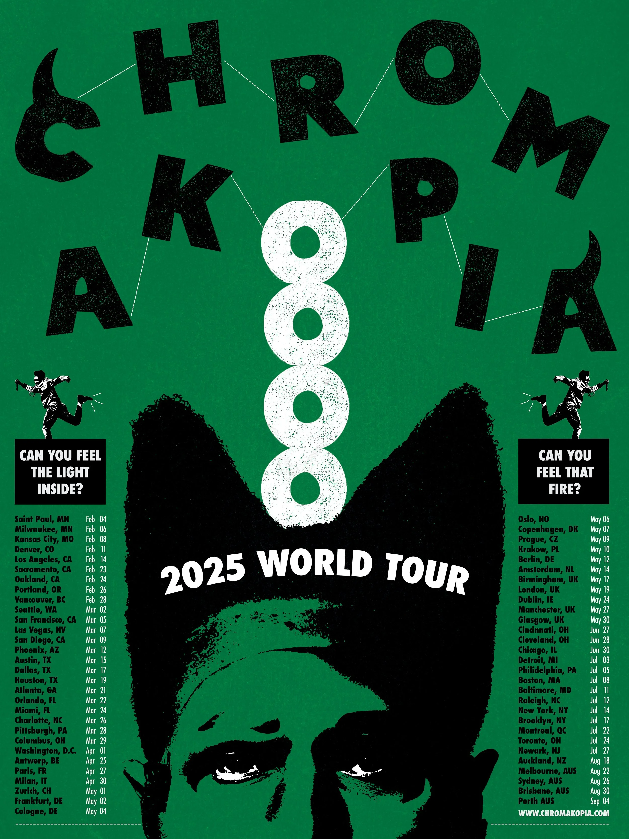 Tyler, The Creator "Chromakopia" Concept Tour Poster