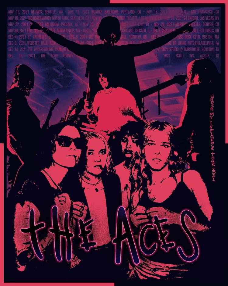 The Aces Concept Tour Poster