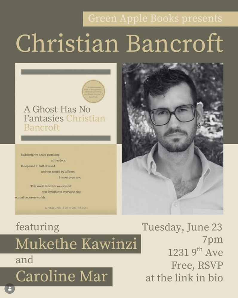 Christian Bancroft Book Launch