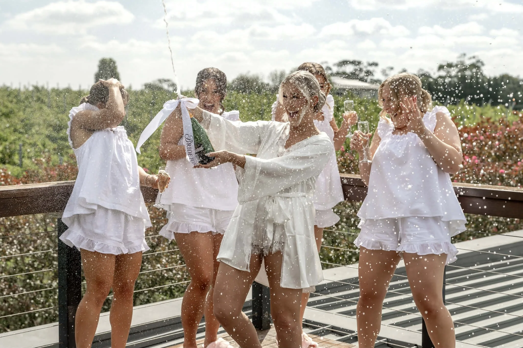 Melbourne outdoor wedding bridal party shoot inspo