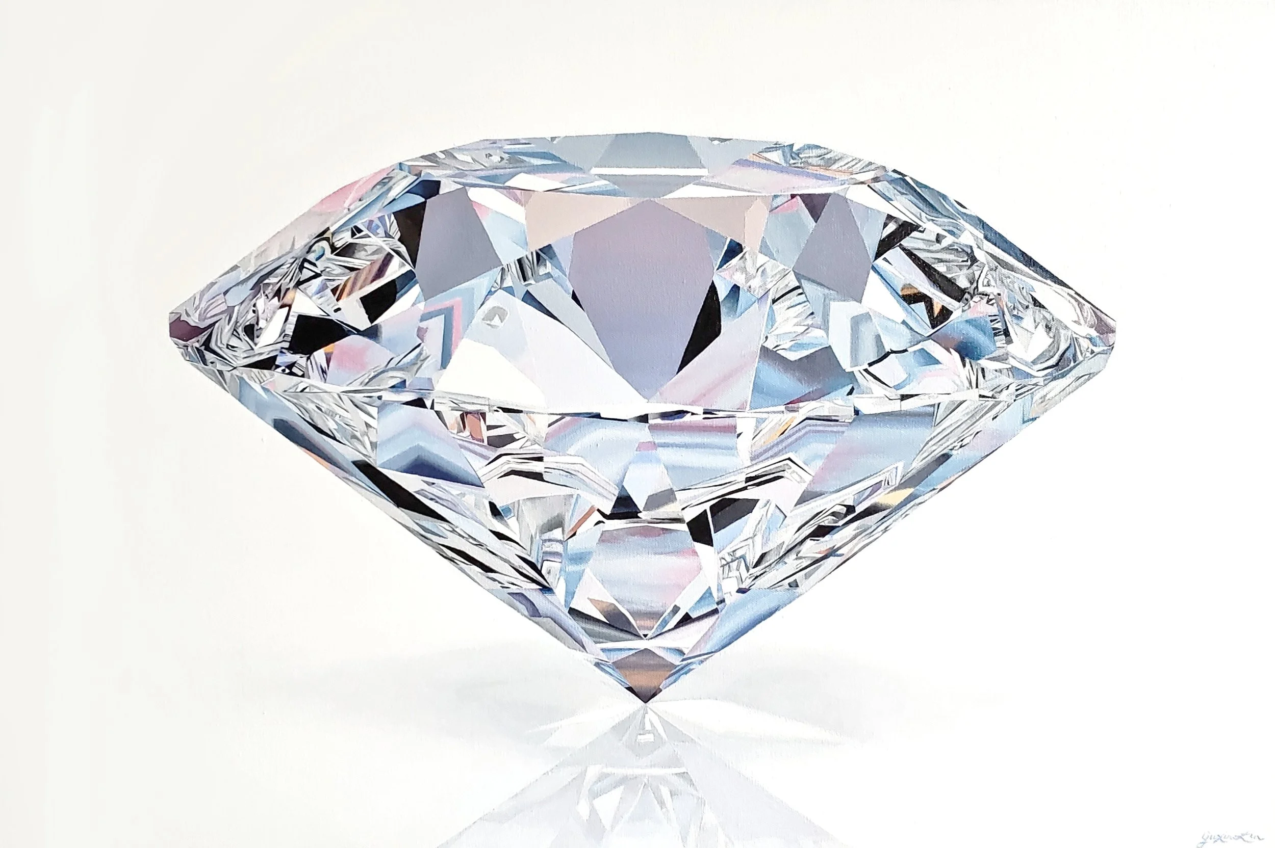 Diamond - Gem Study 1
Acrylic on Canvas