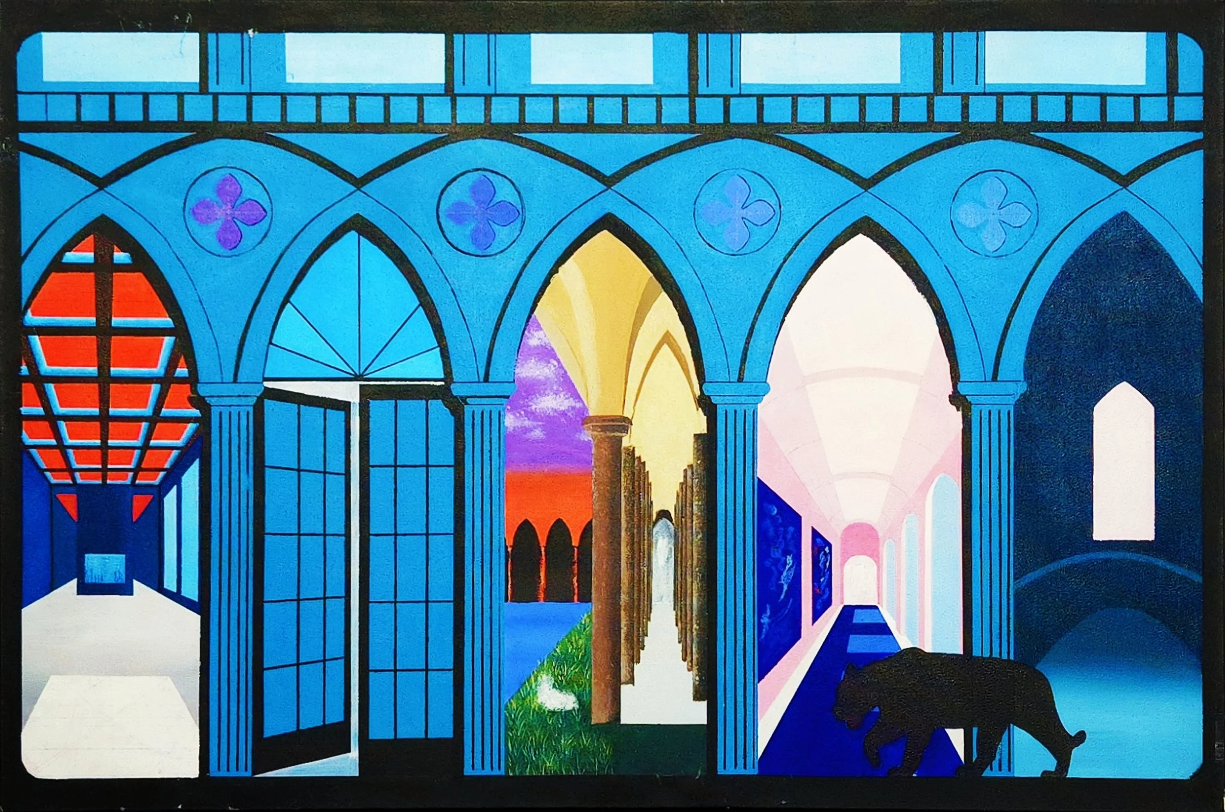 WIP - Mind Corridors
Acrylic on Canvas