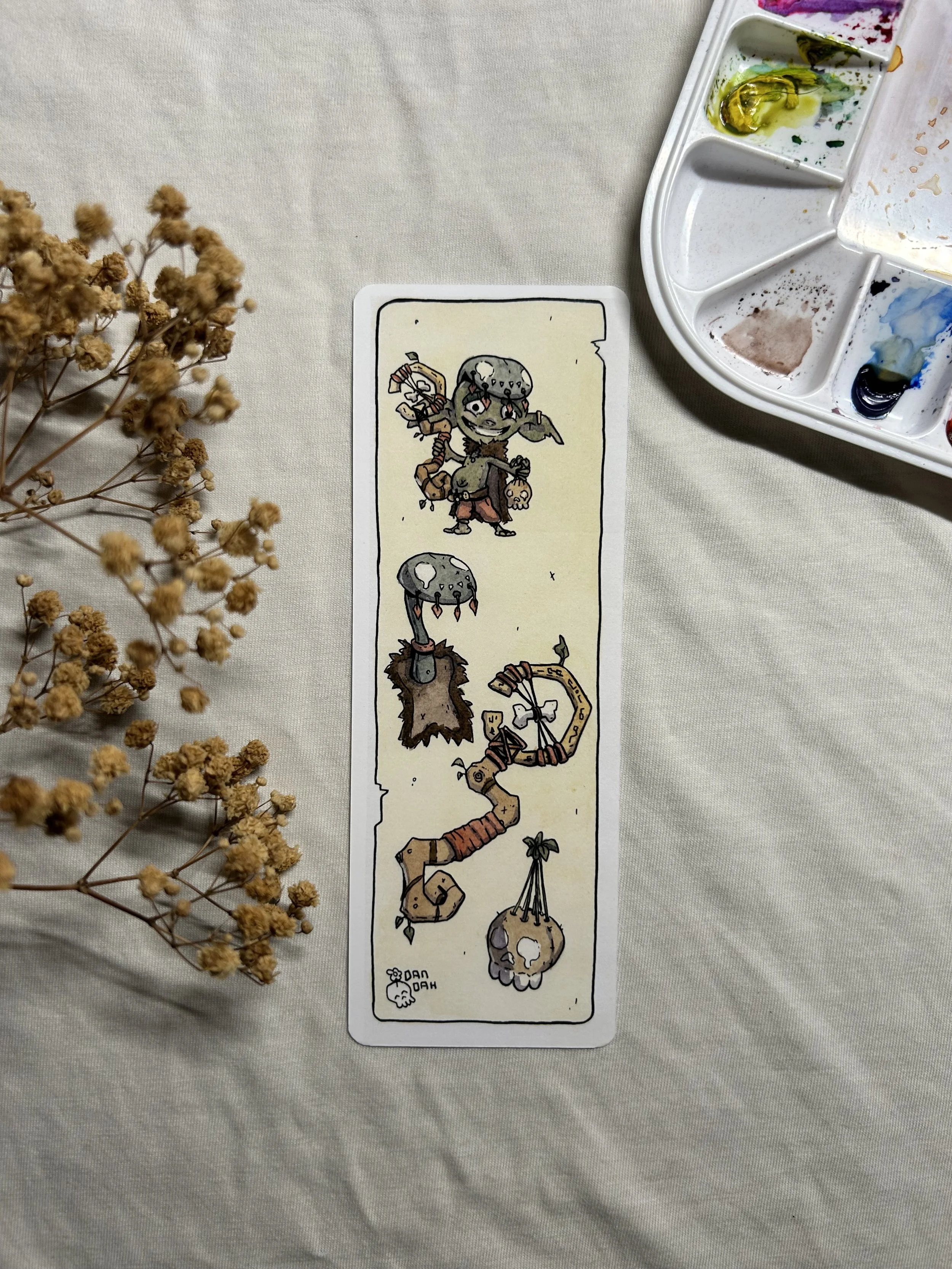 Goblin Witchdoctor - Illustrated Bookmark
